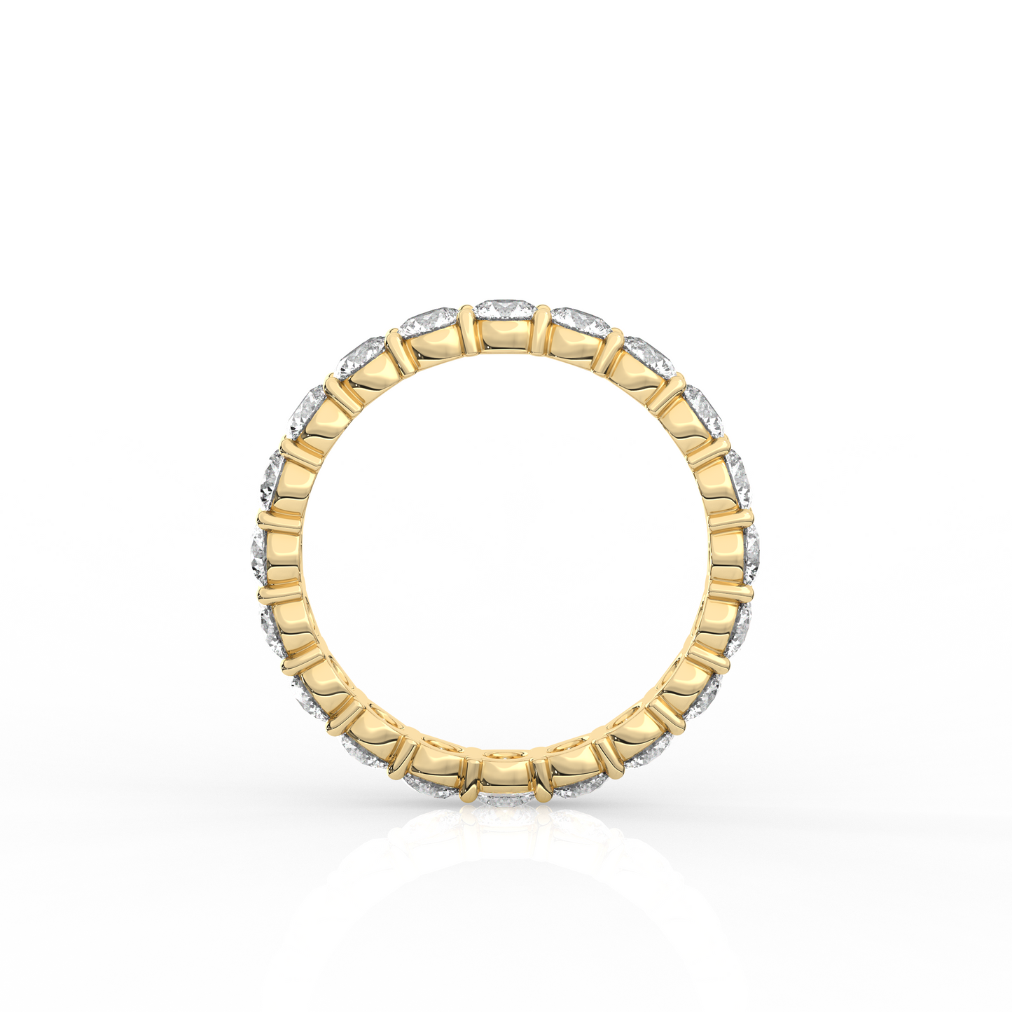 Round Diamond Eternity Band