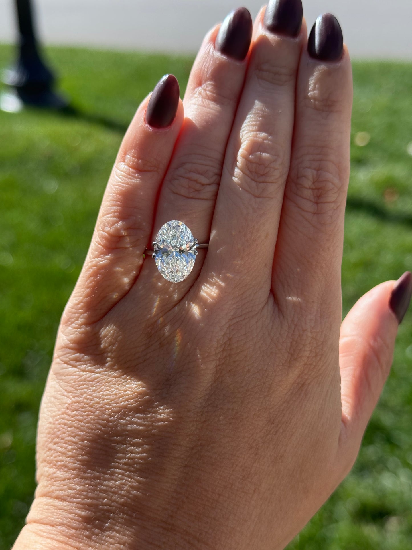 6.56 F VS1 Oval Diamond