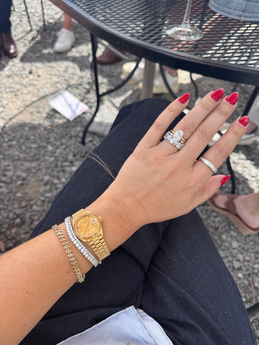 Lab Diamond Tennis Bracelet