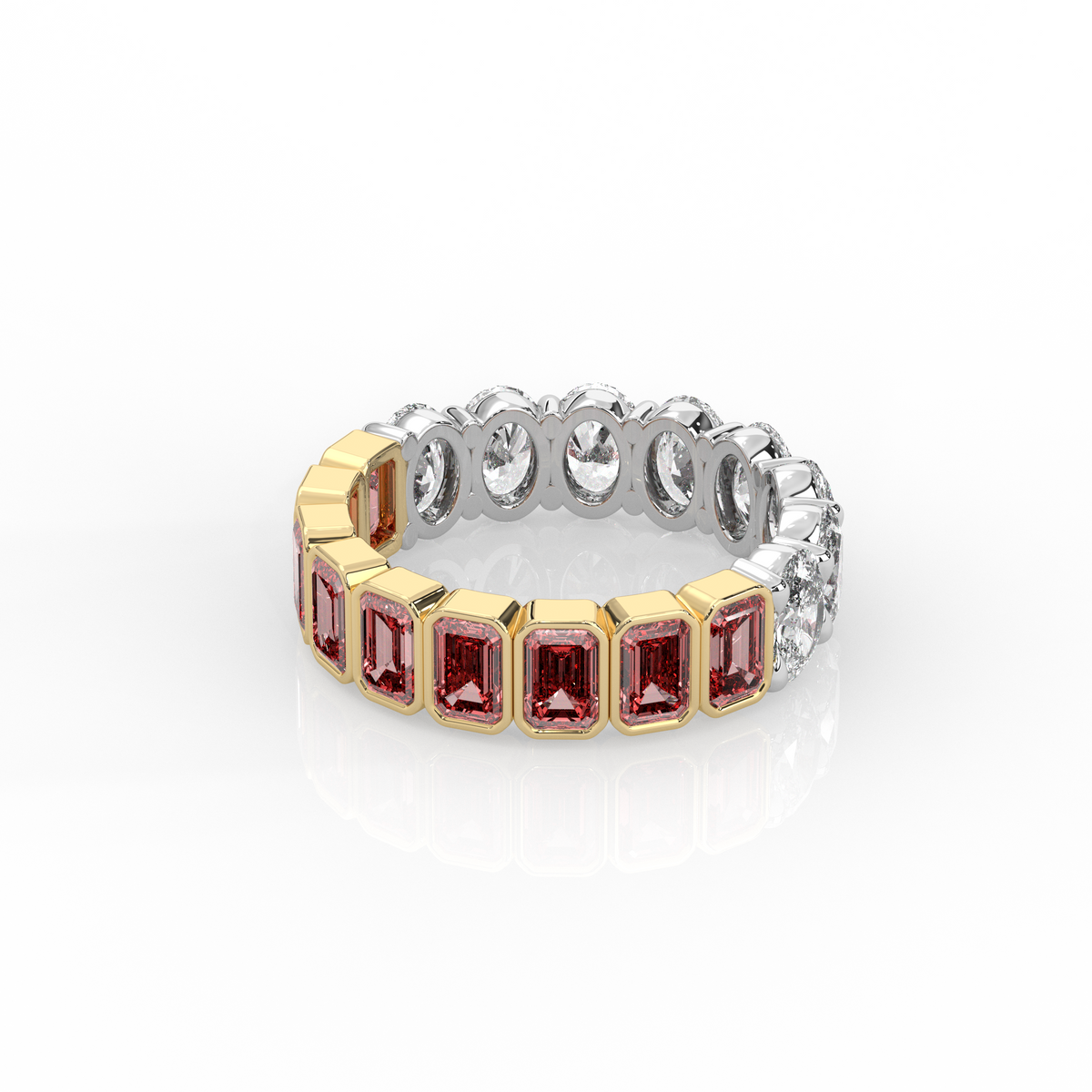 Half to Whole Ring - Ruby