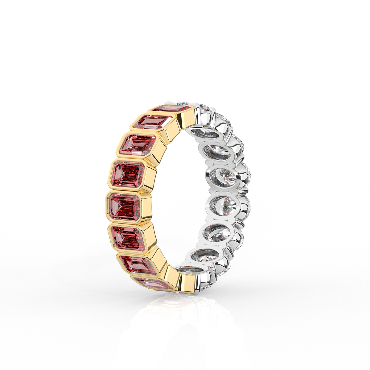 Half to Whole Ring - Ruby
