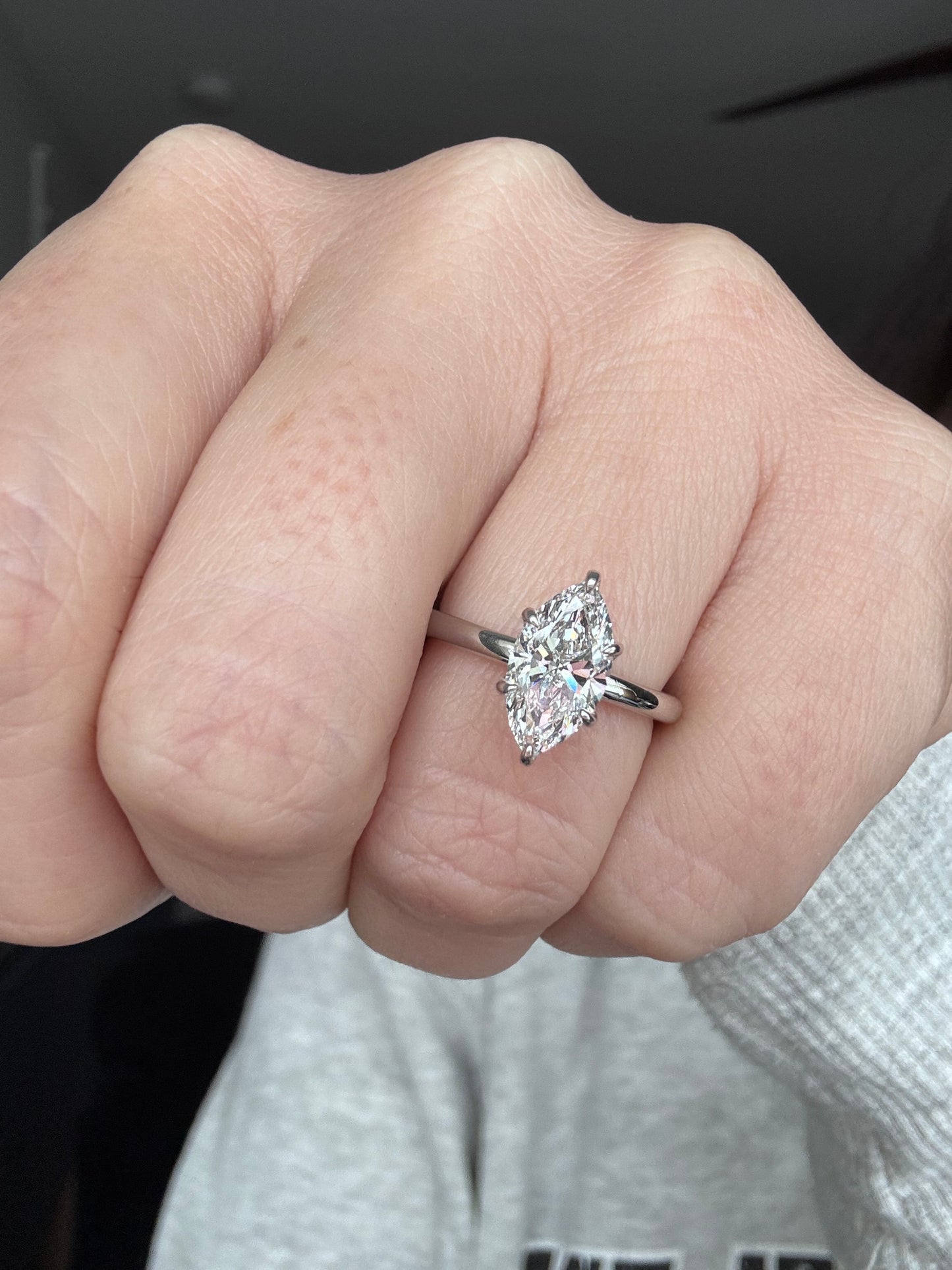 Diamond Solitaire Simple Engagement Ring