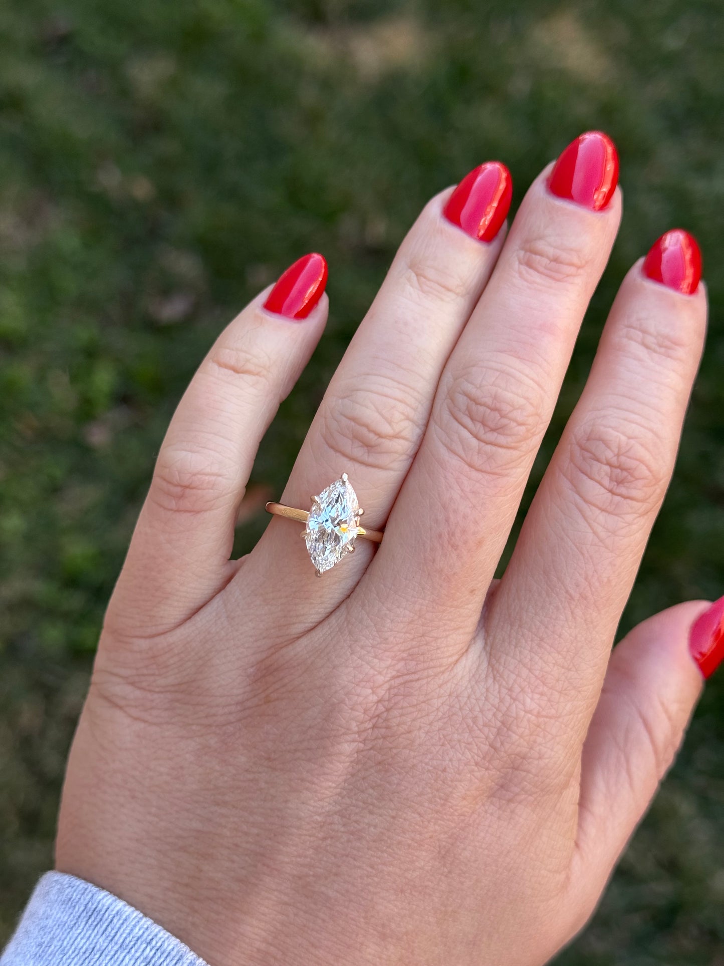 Diamond Solitaire Simple Engagement Ring