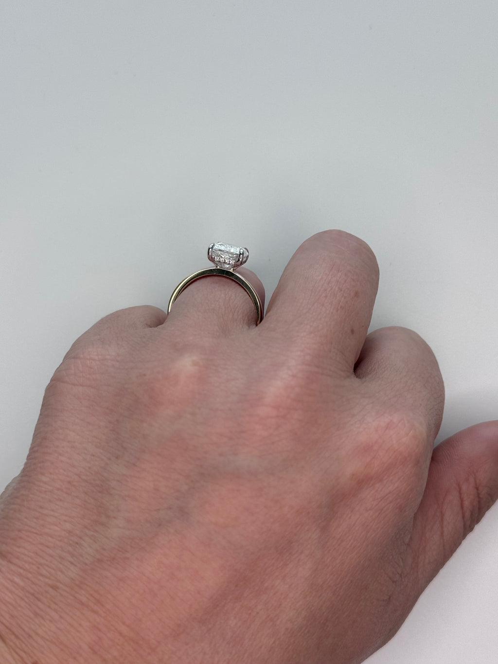 4 carat Radiant Engagement Ring