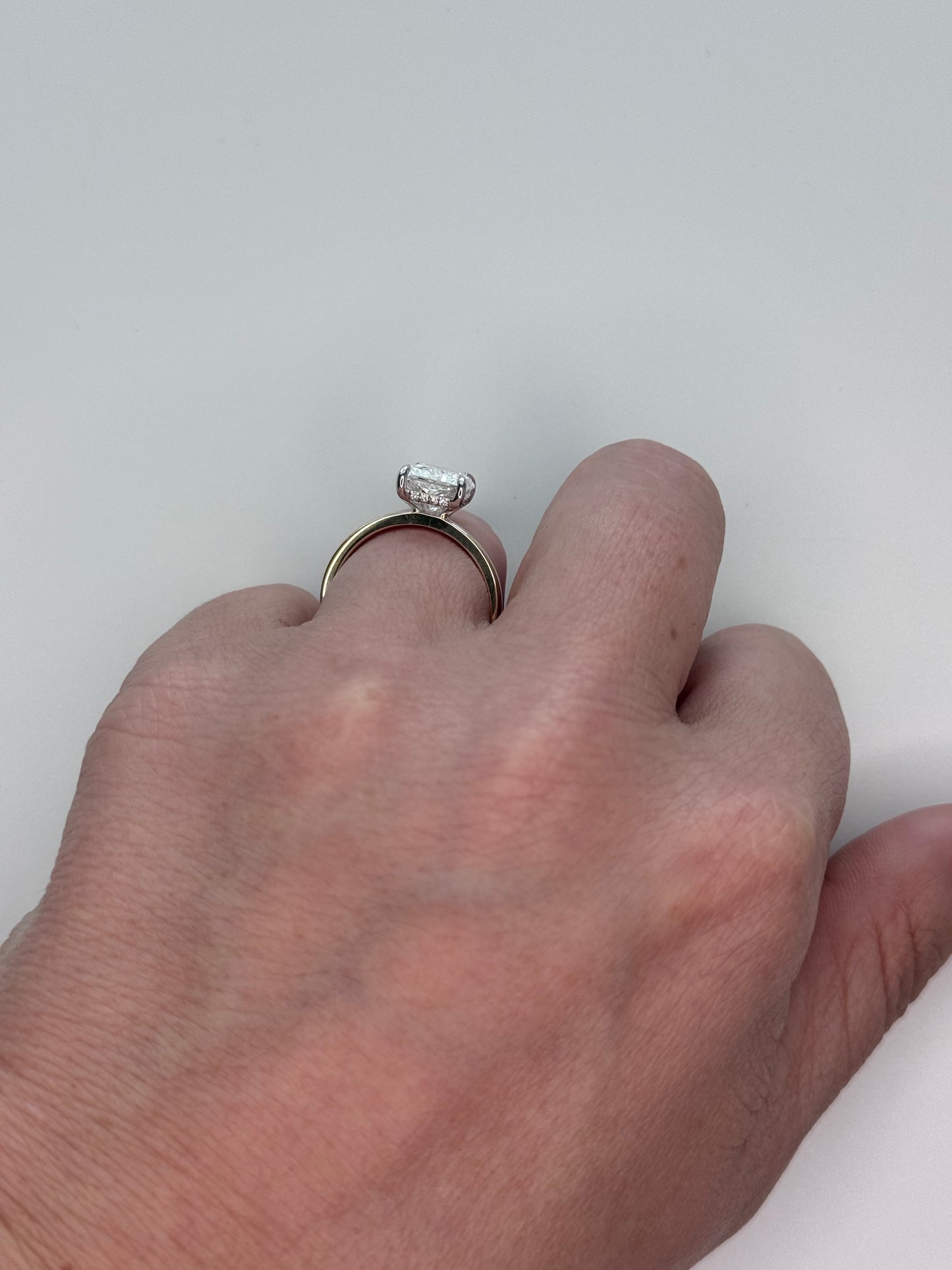 4 carat Radiant Engagement Ring