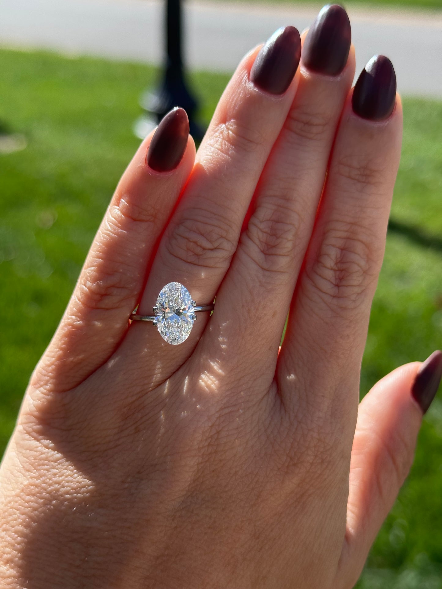 3.55 E VS1 Oval Diamond