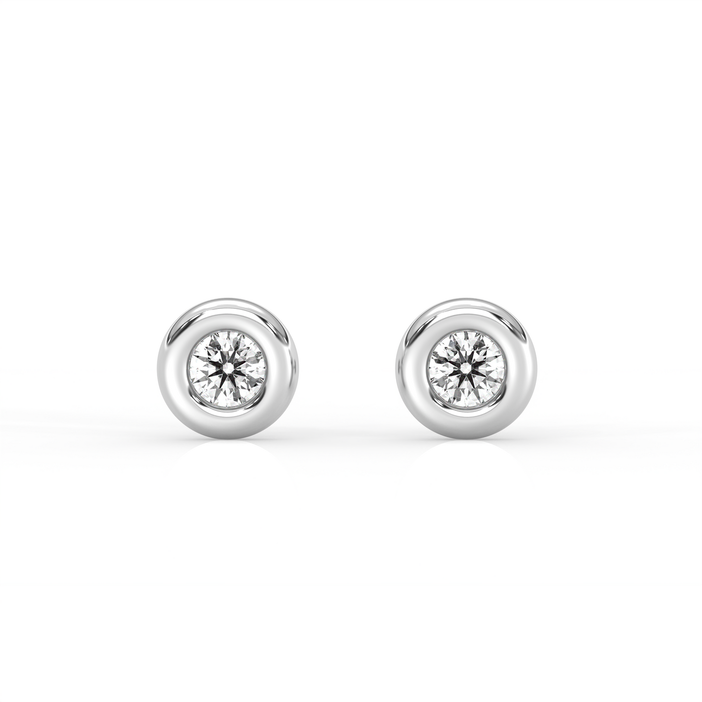 Pillow Diamond Stud Earrings (LARGE)