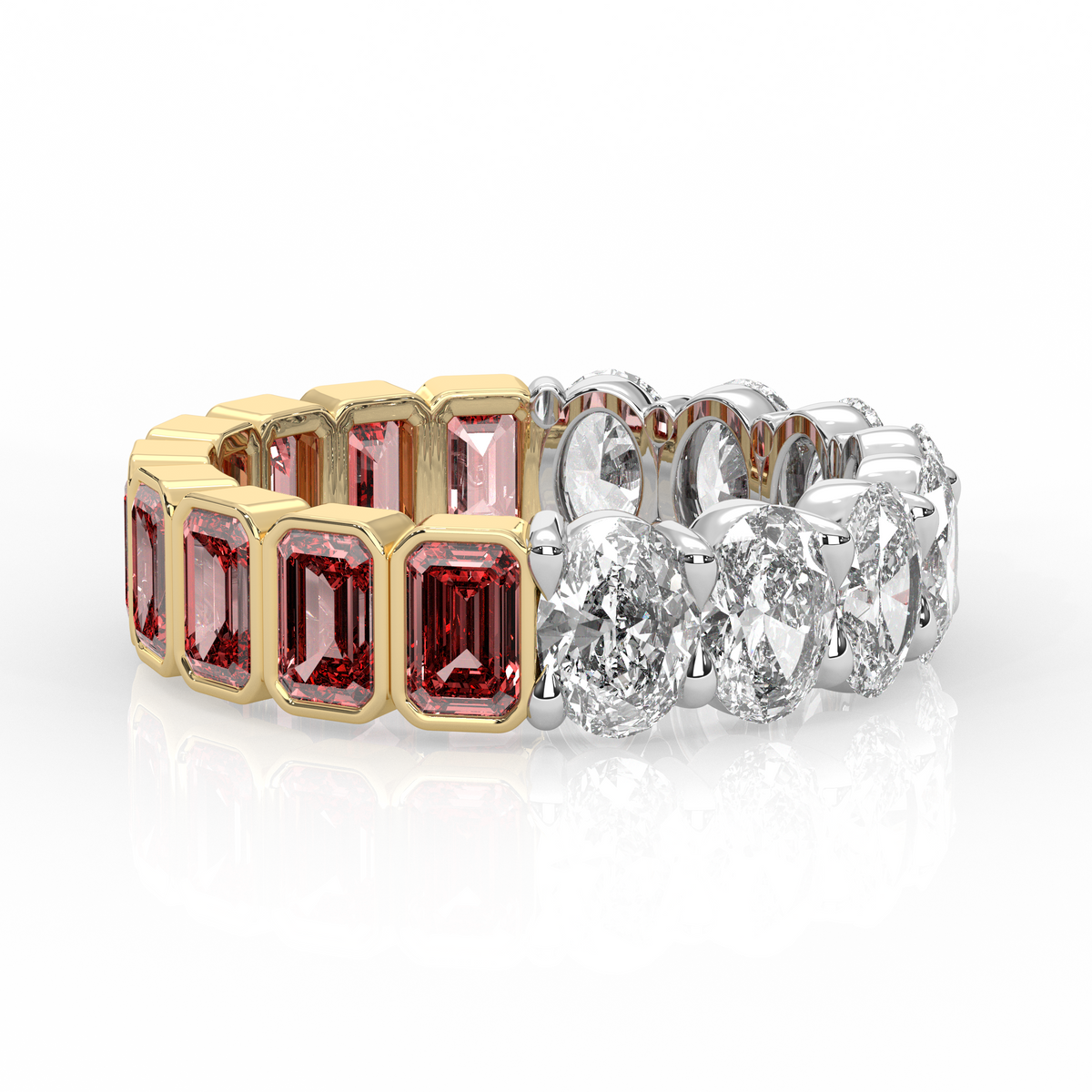 Half to Whole Ring - Ruby