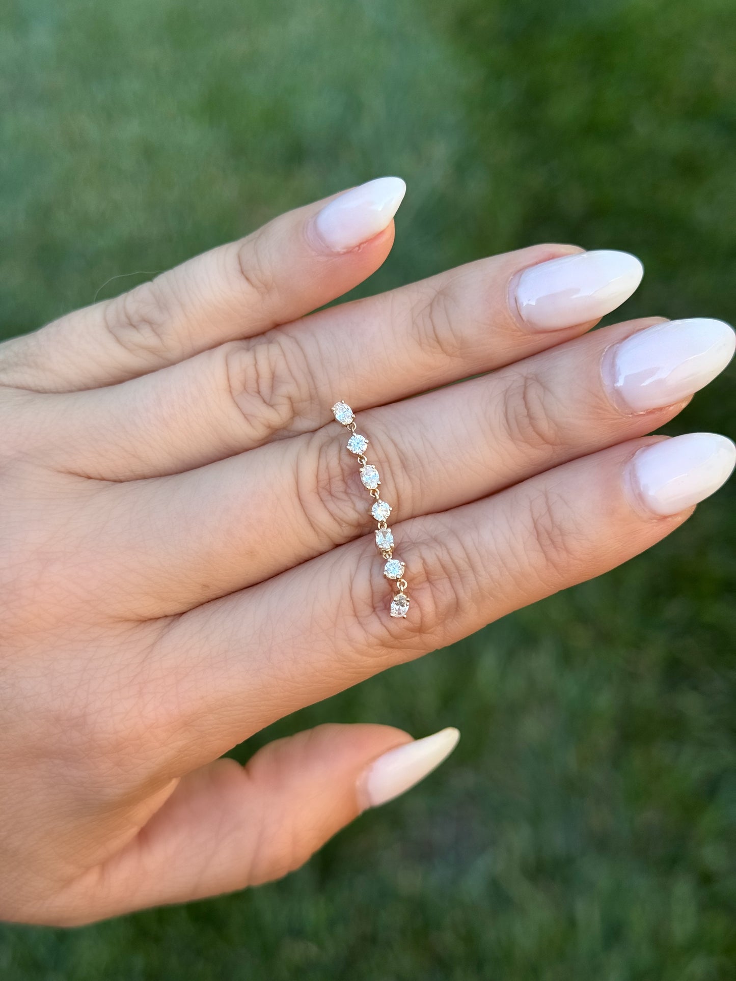 Diamond Dangle Earring