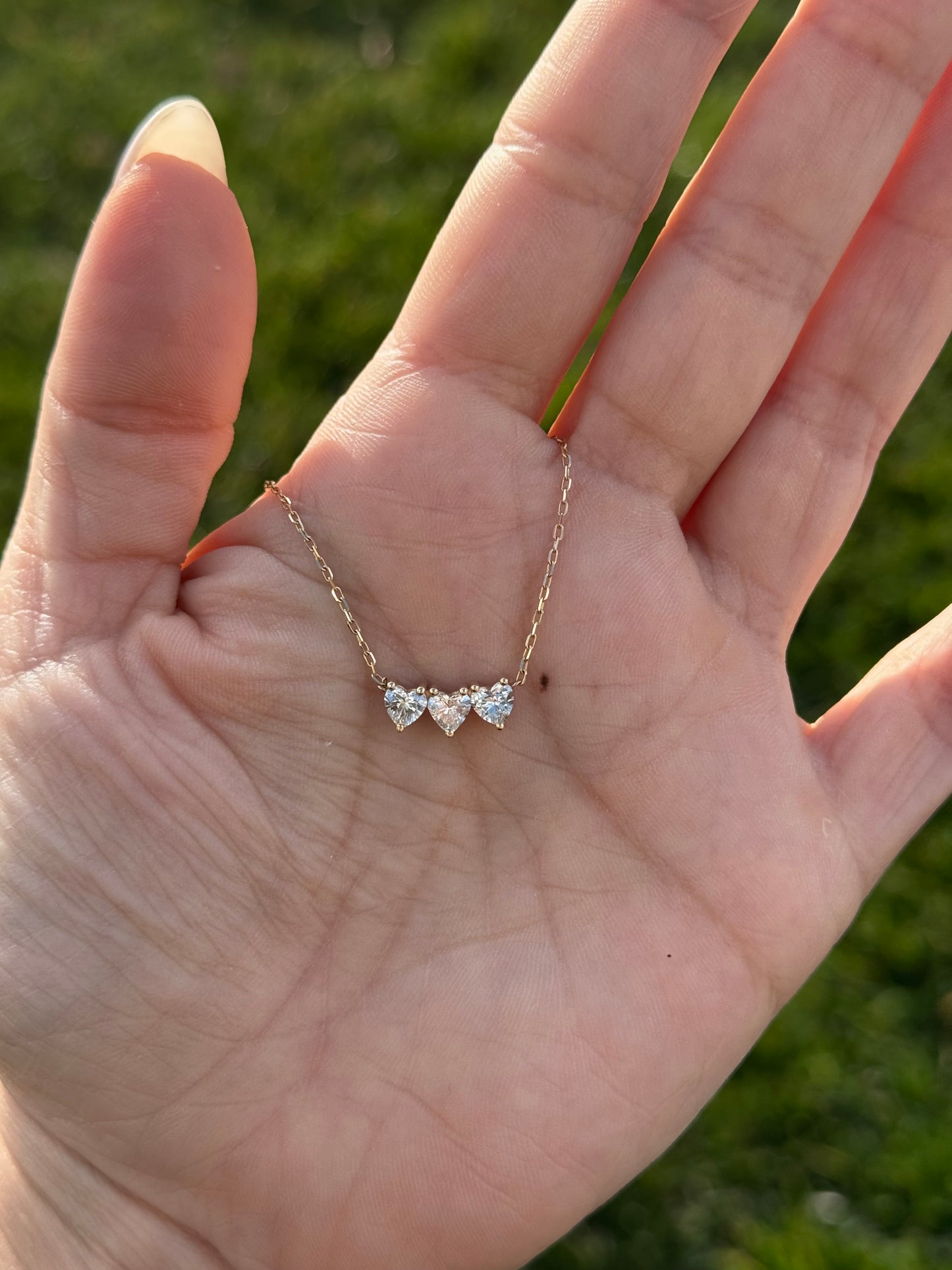 Micro Heart Diamond Necklace