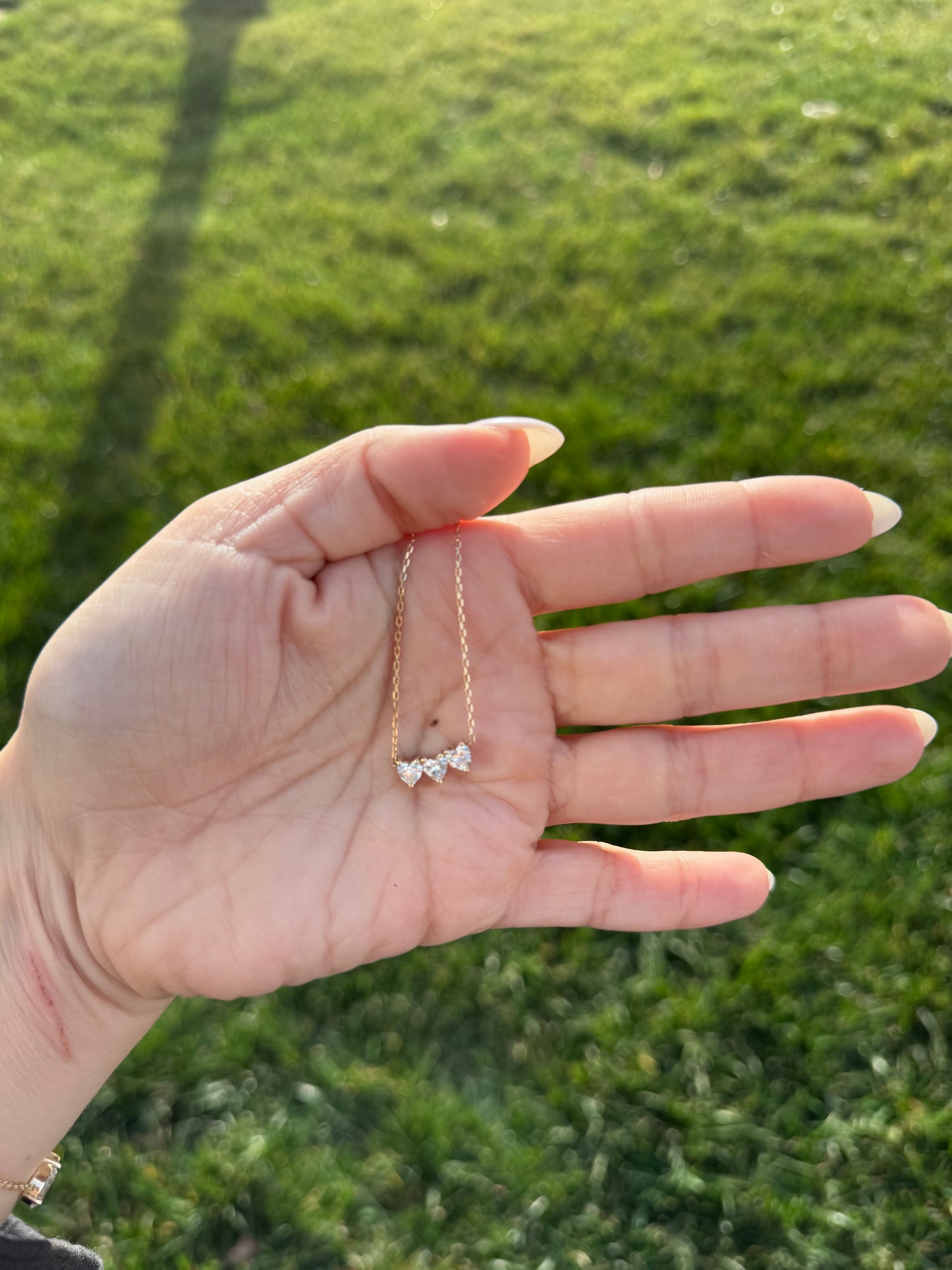 Micro Heart Diamond Necklace