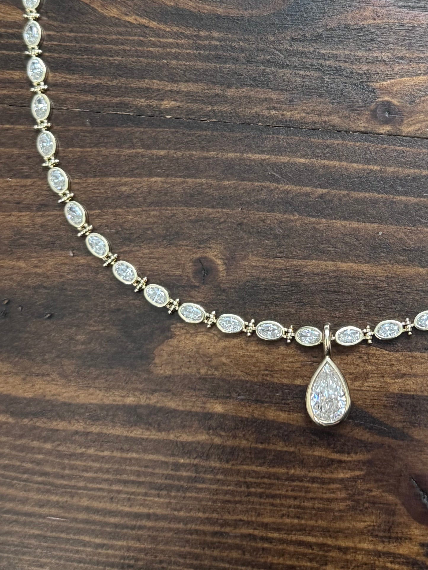 2 Carat Bezel Set Diamond Charm