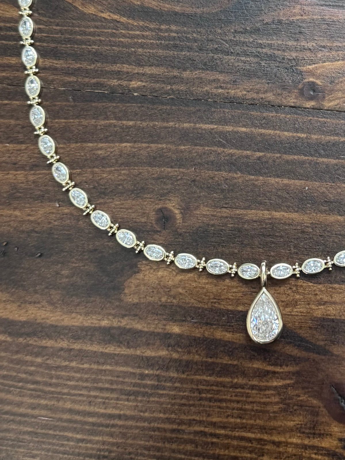 2 Carat Bezel Set Diamond Charm