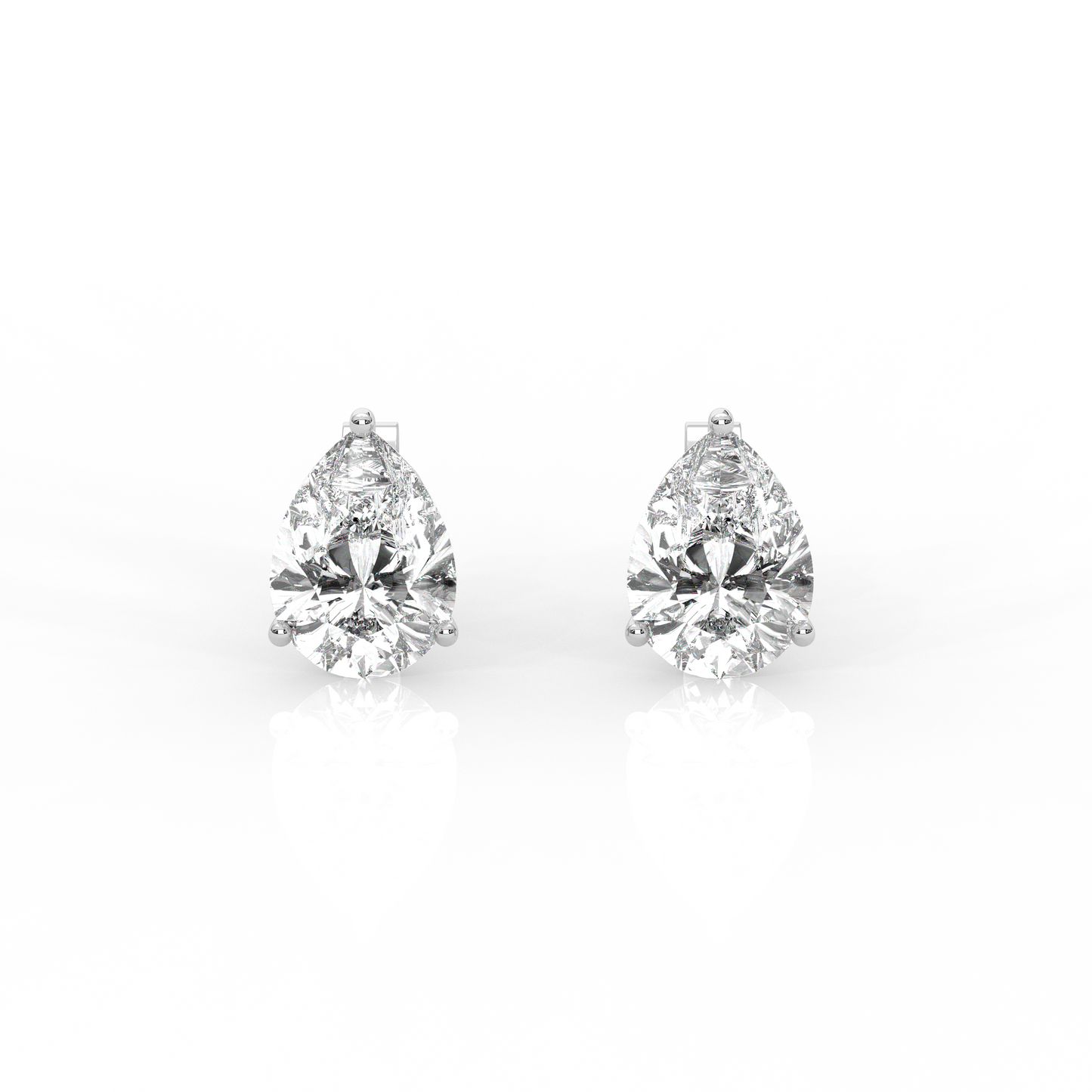 Pear Diamond Earrings