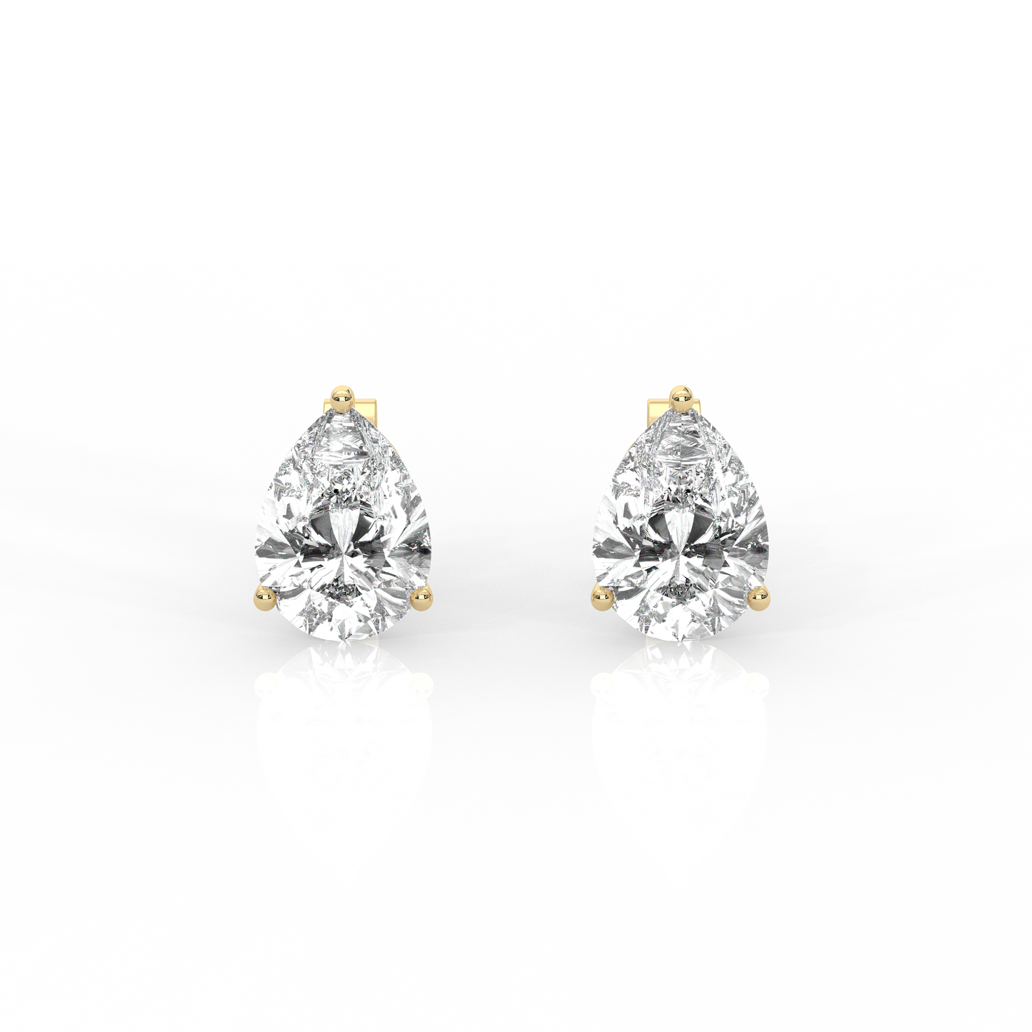 Pear Diamond Earrings