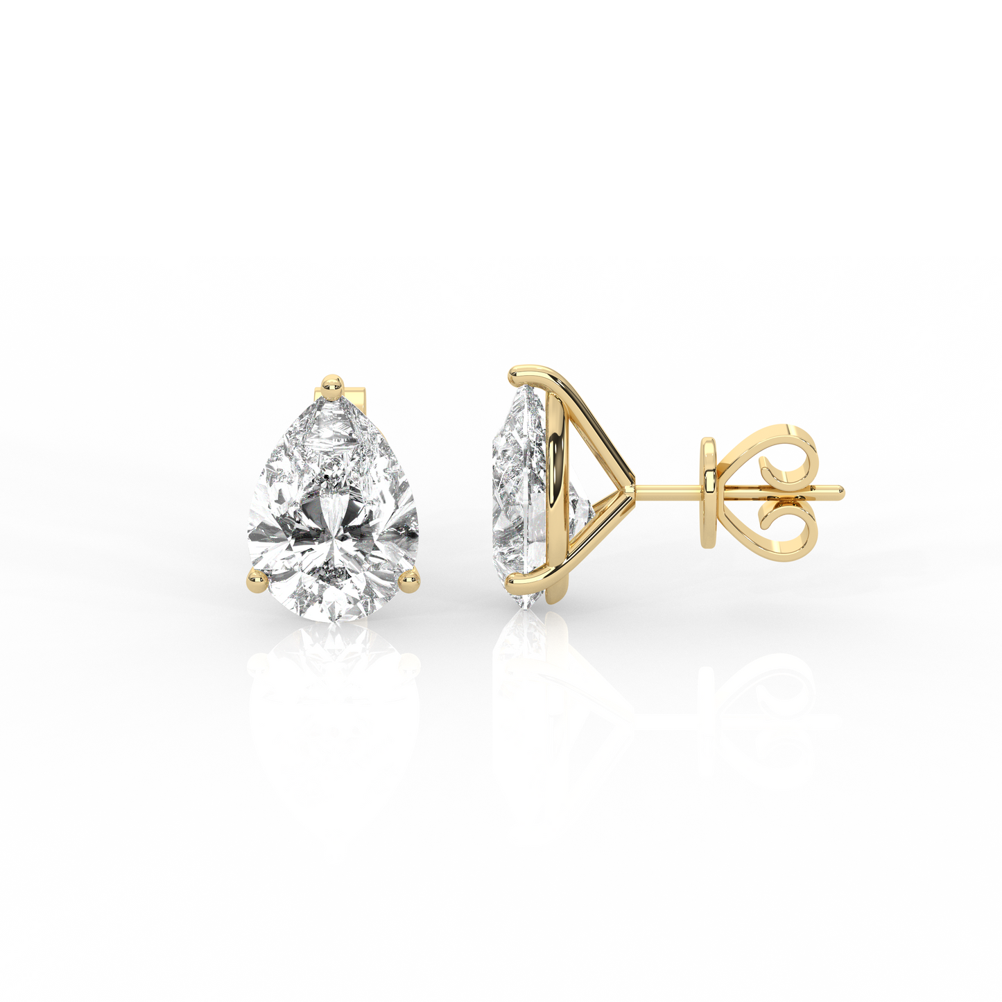 Pear Diamond Earrings