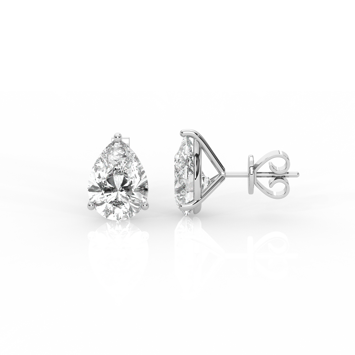 Pear Diamond Earrings