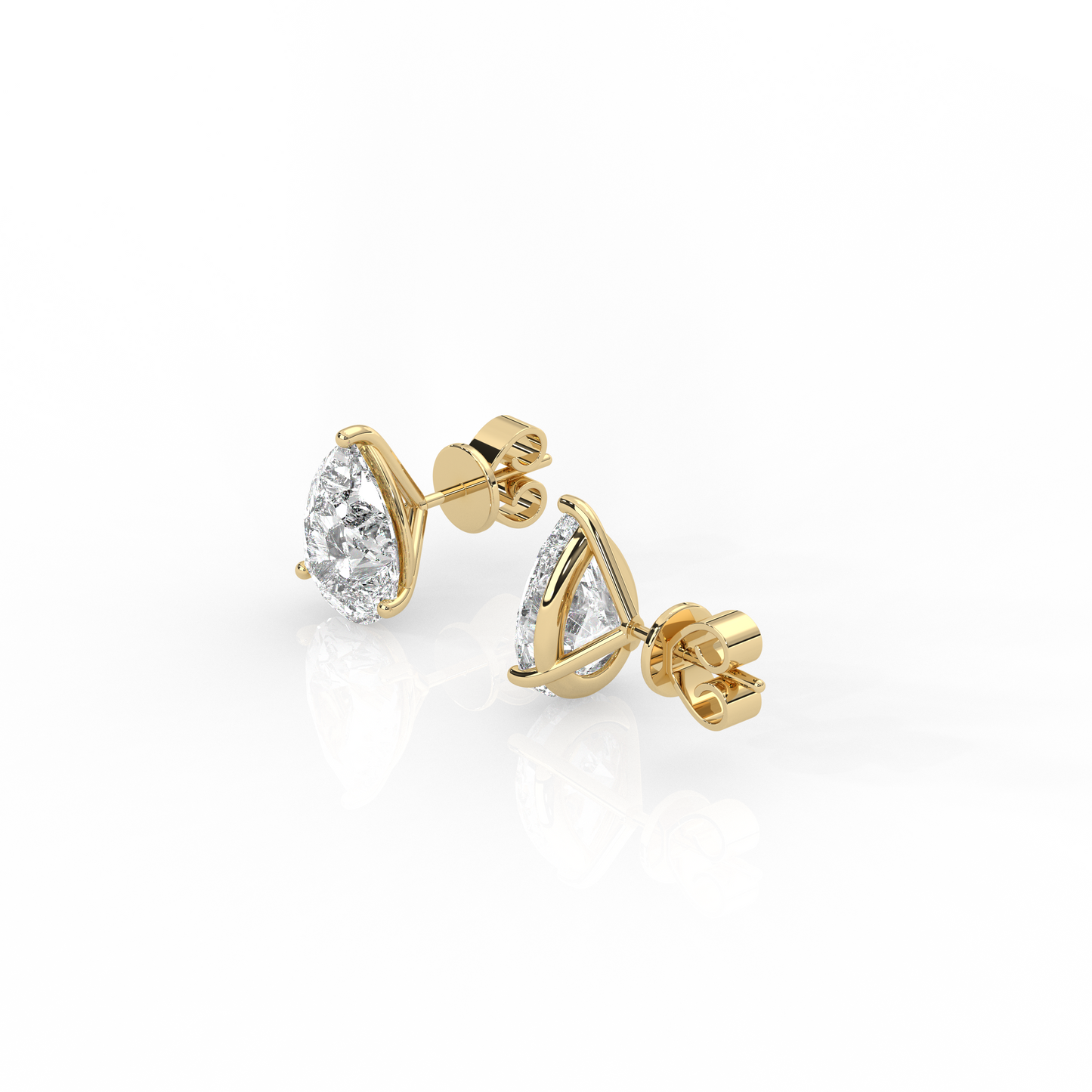 Pear Diamond Earrings