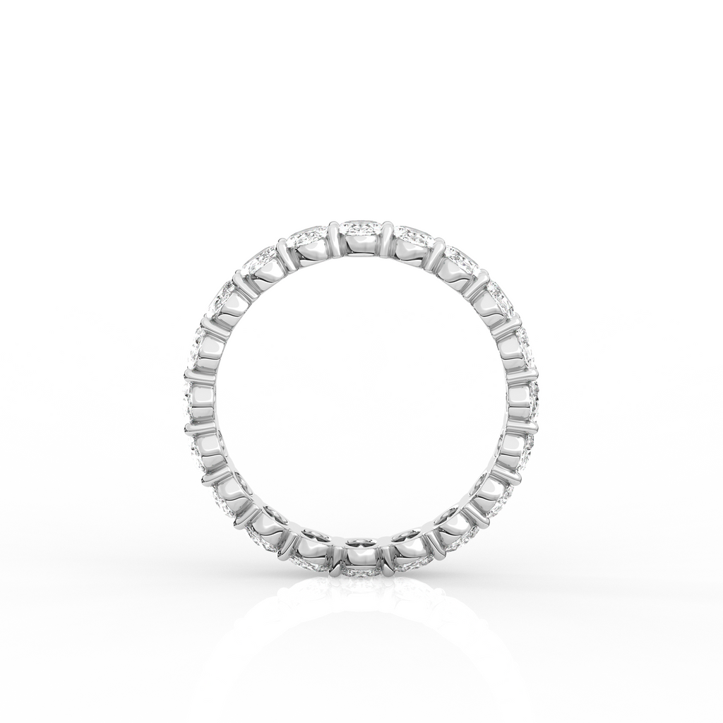 Oval Diamond Eternity Band