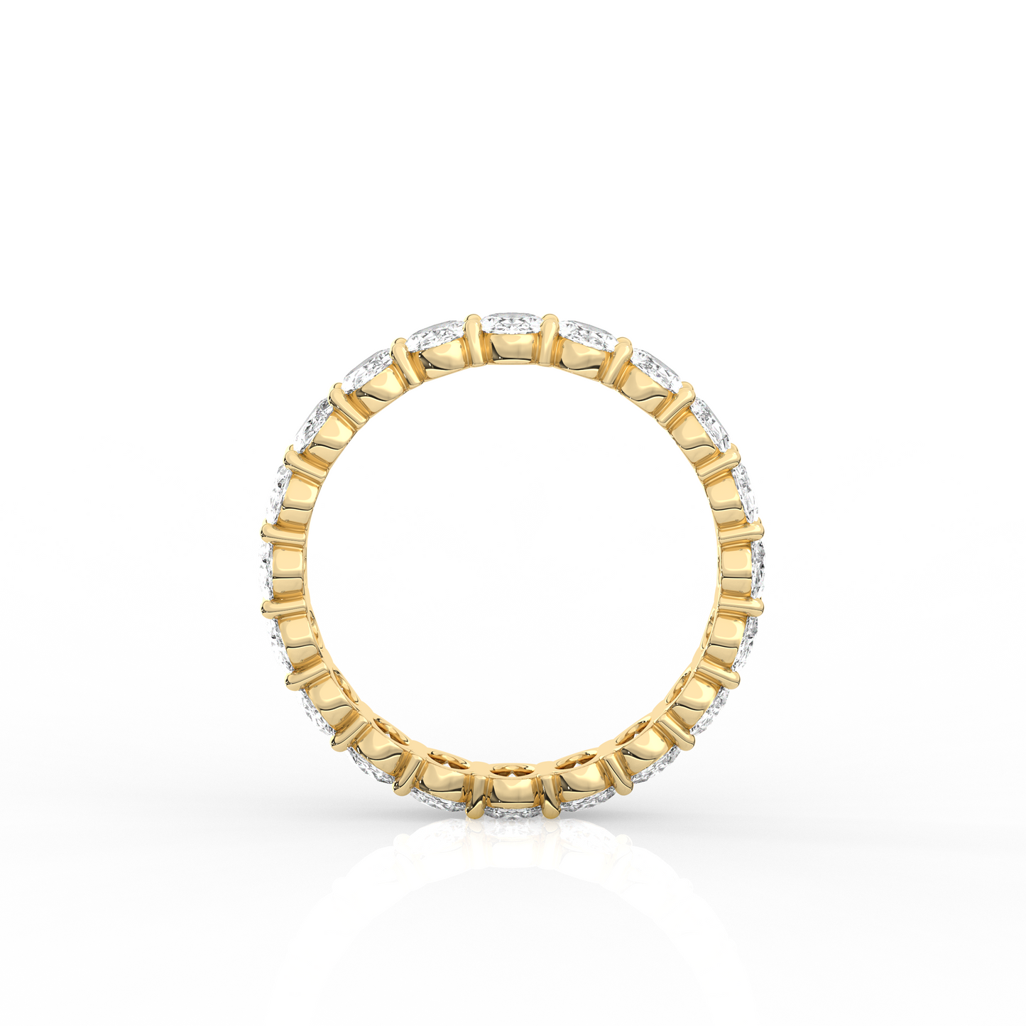 Oval Diamond Eternity Band