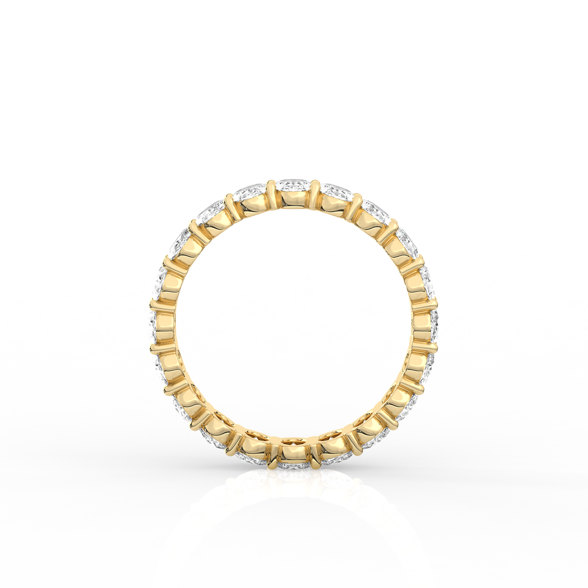 Oval Diamond Eternity Band
