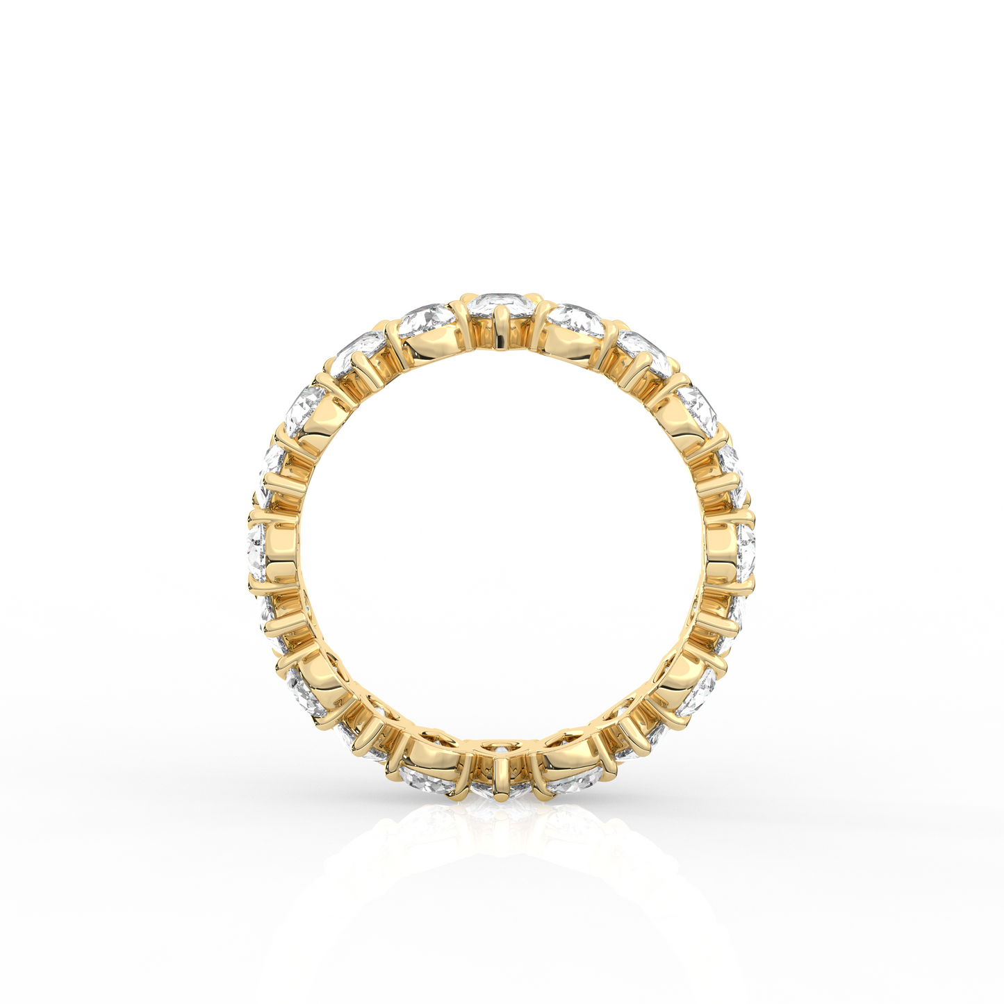 Pear Diamond Eternity Band