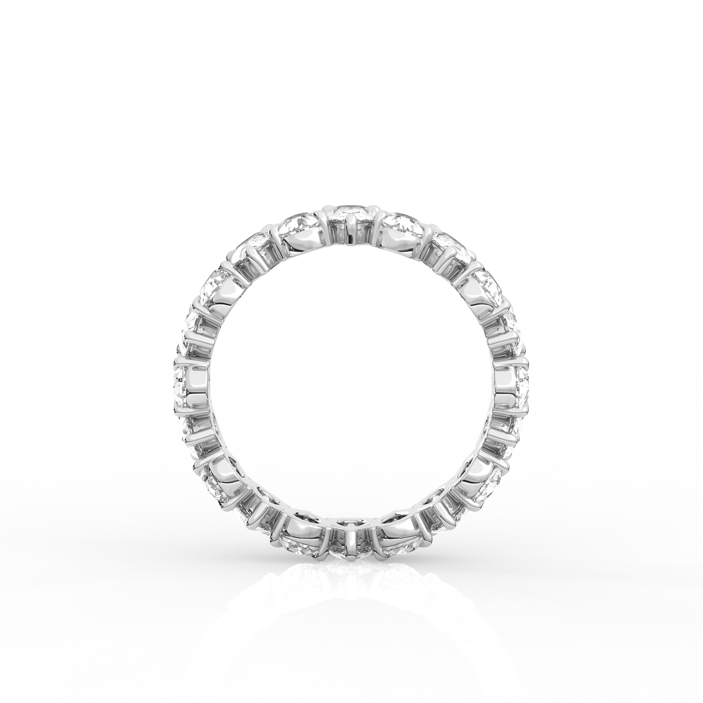 Pear Diamond Eternity Band