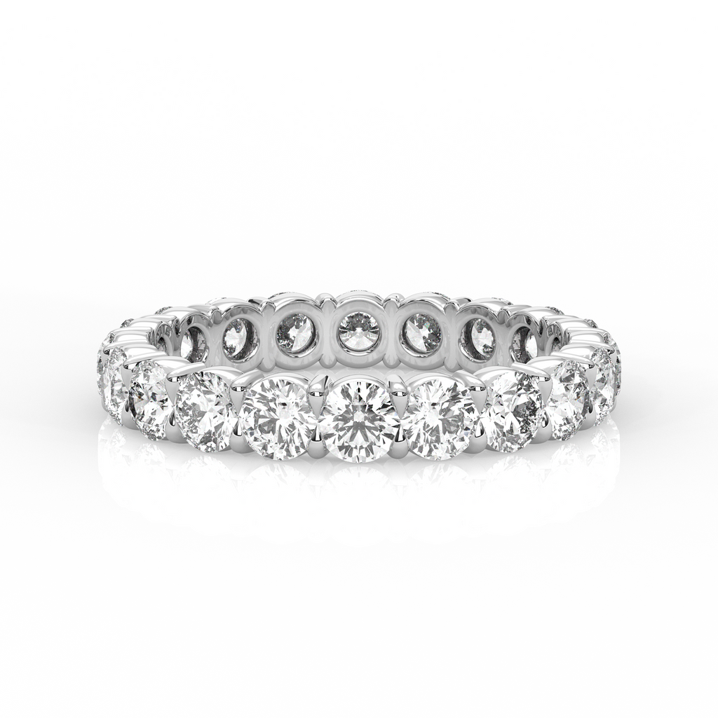 Round Diamond Eternity Band