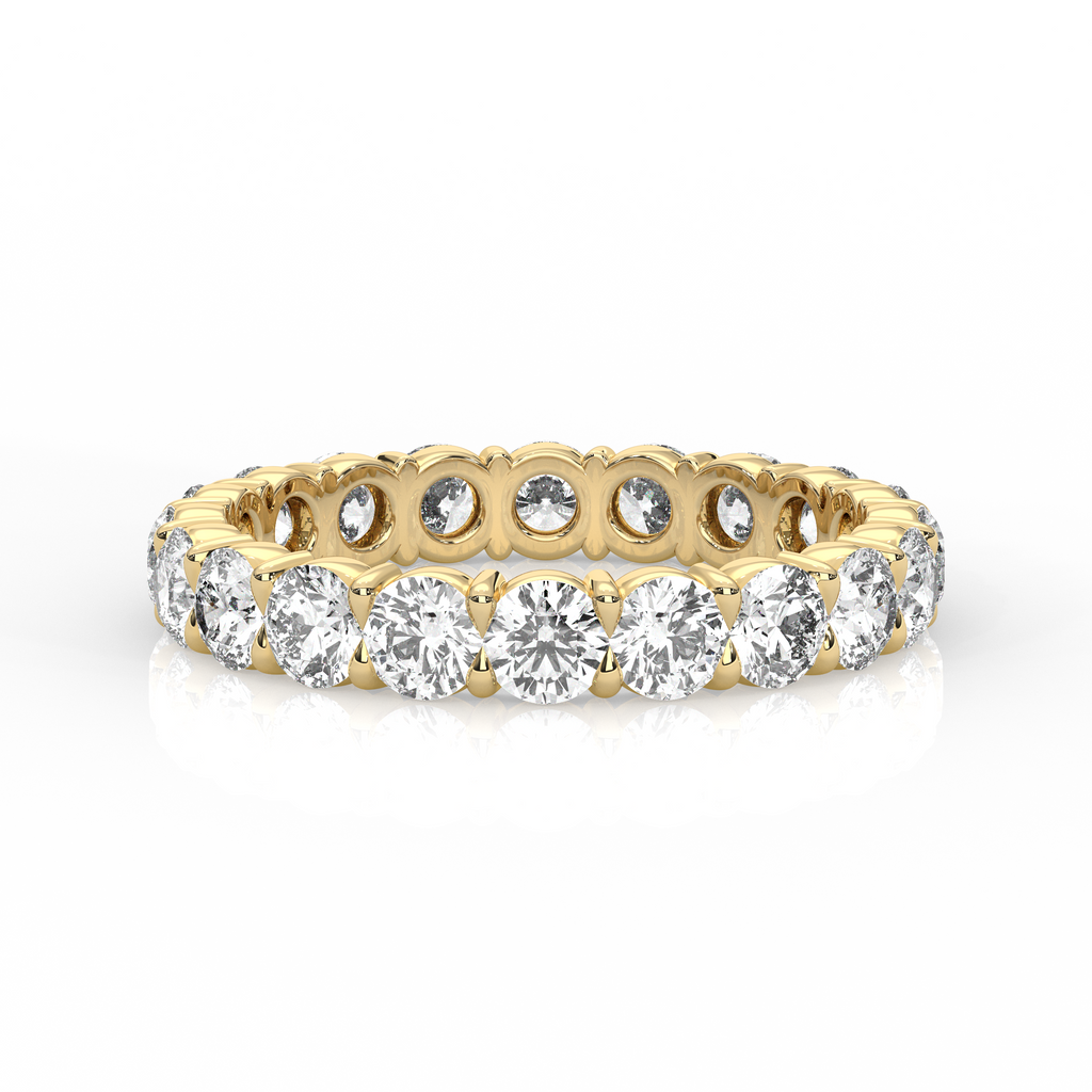 Round Diamond Eternity Band