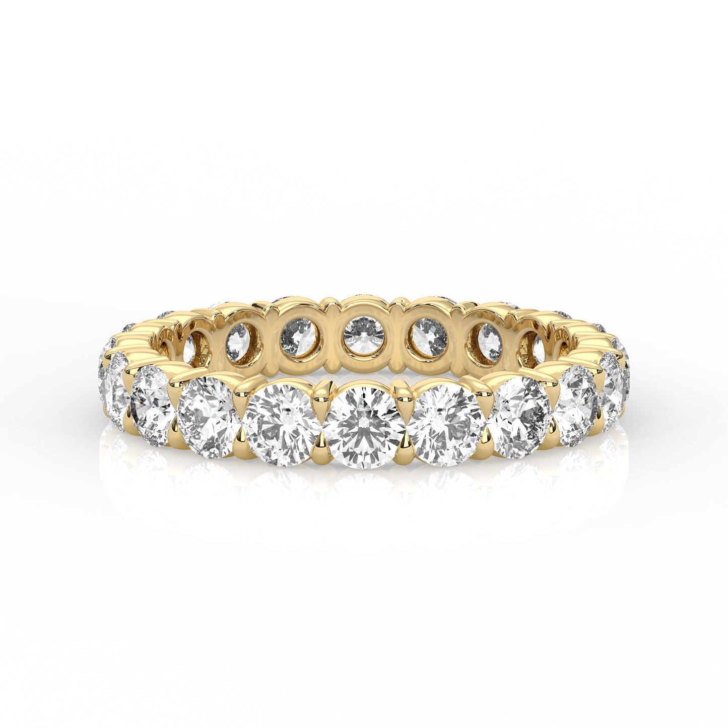 Round Diamond Eternity Band
