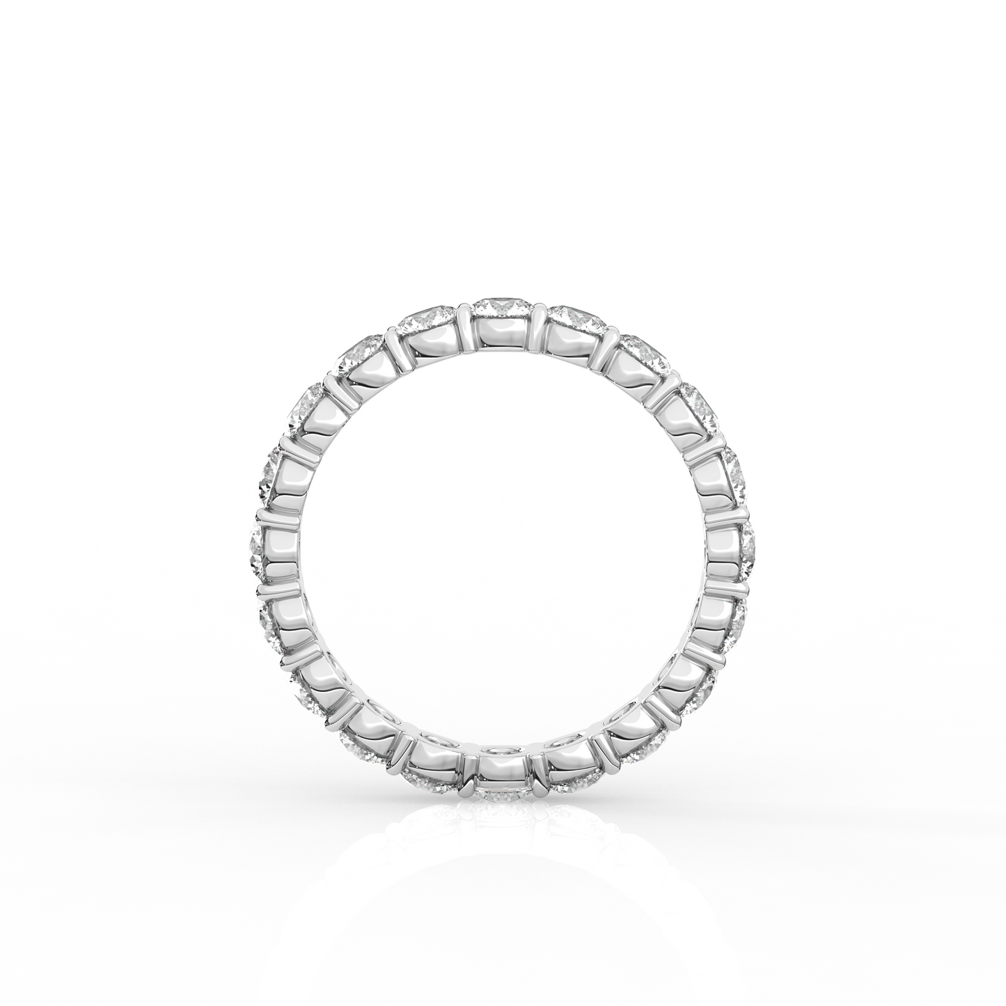 Round Diamond Eternity Band