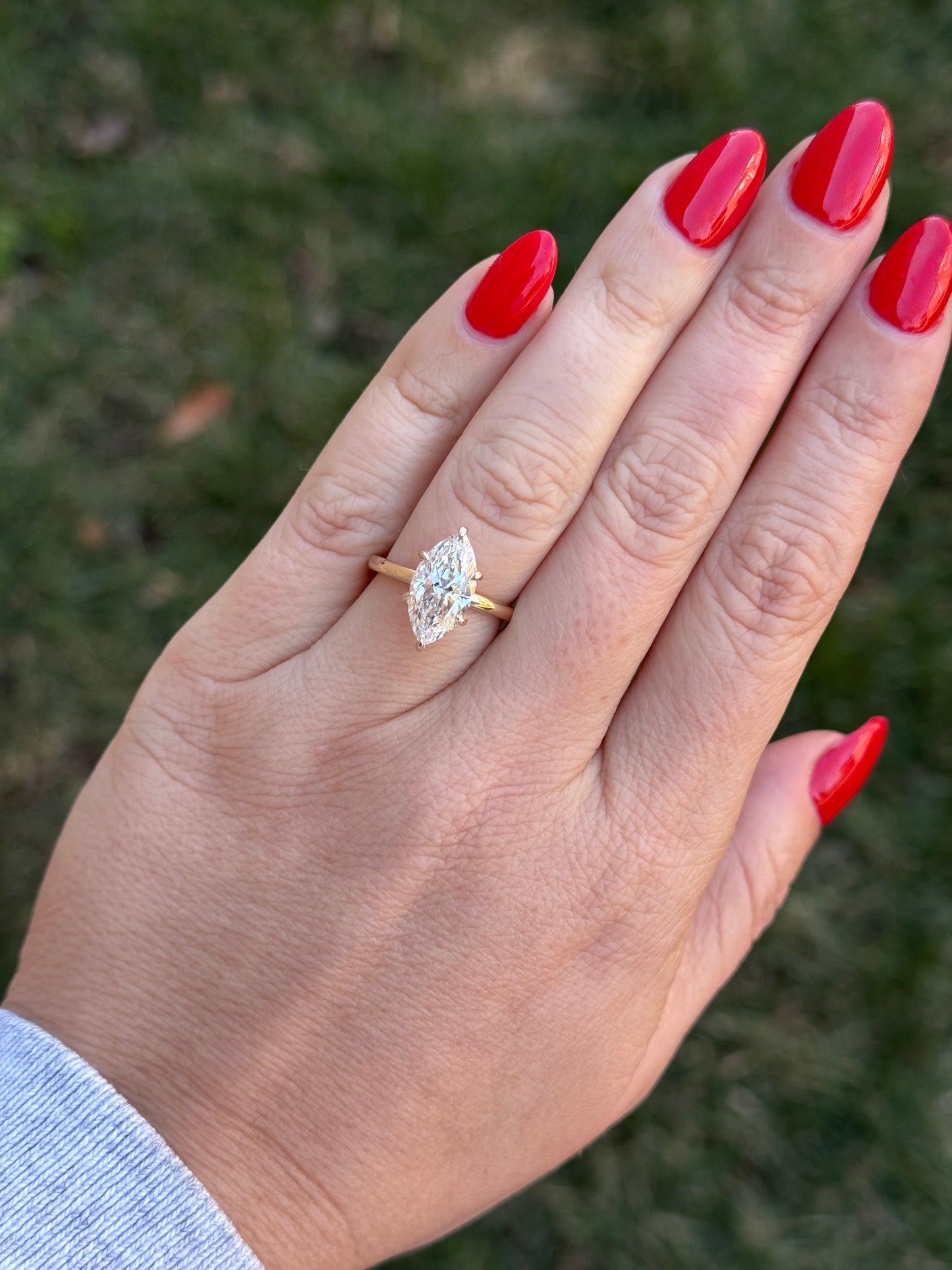 Diamond Solitaire Simple Engagement Ring