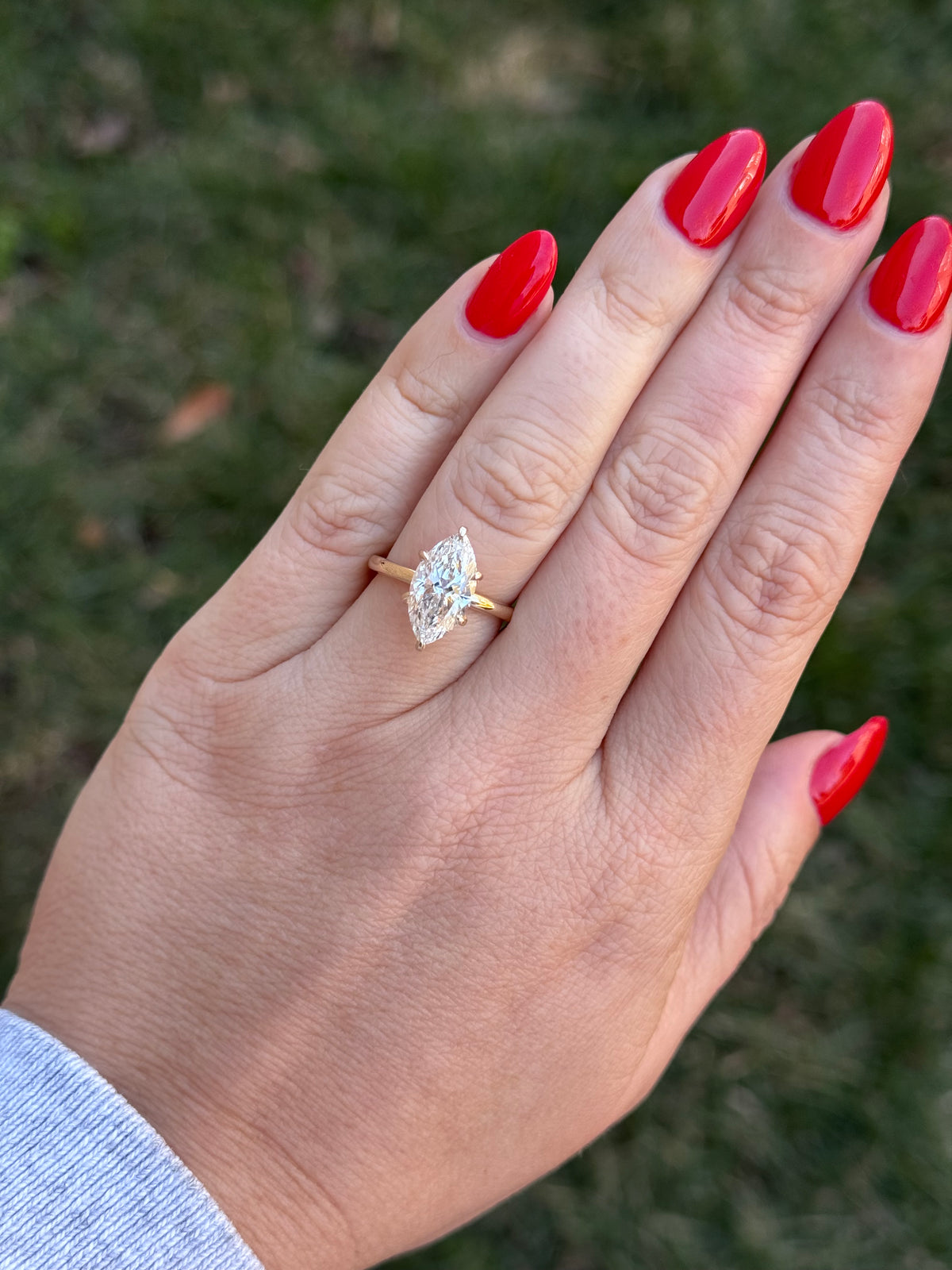 Diamond Solitaire Simple Engagement Ring