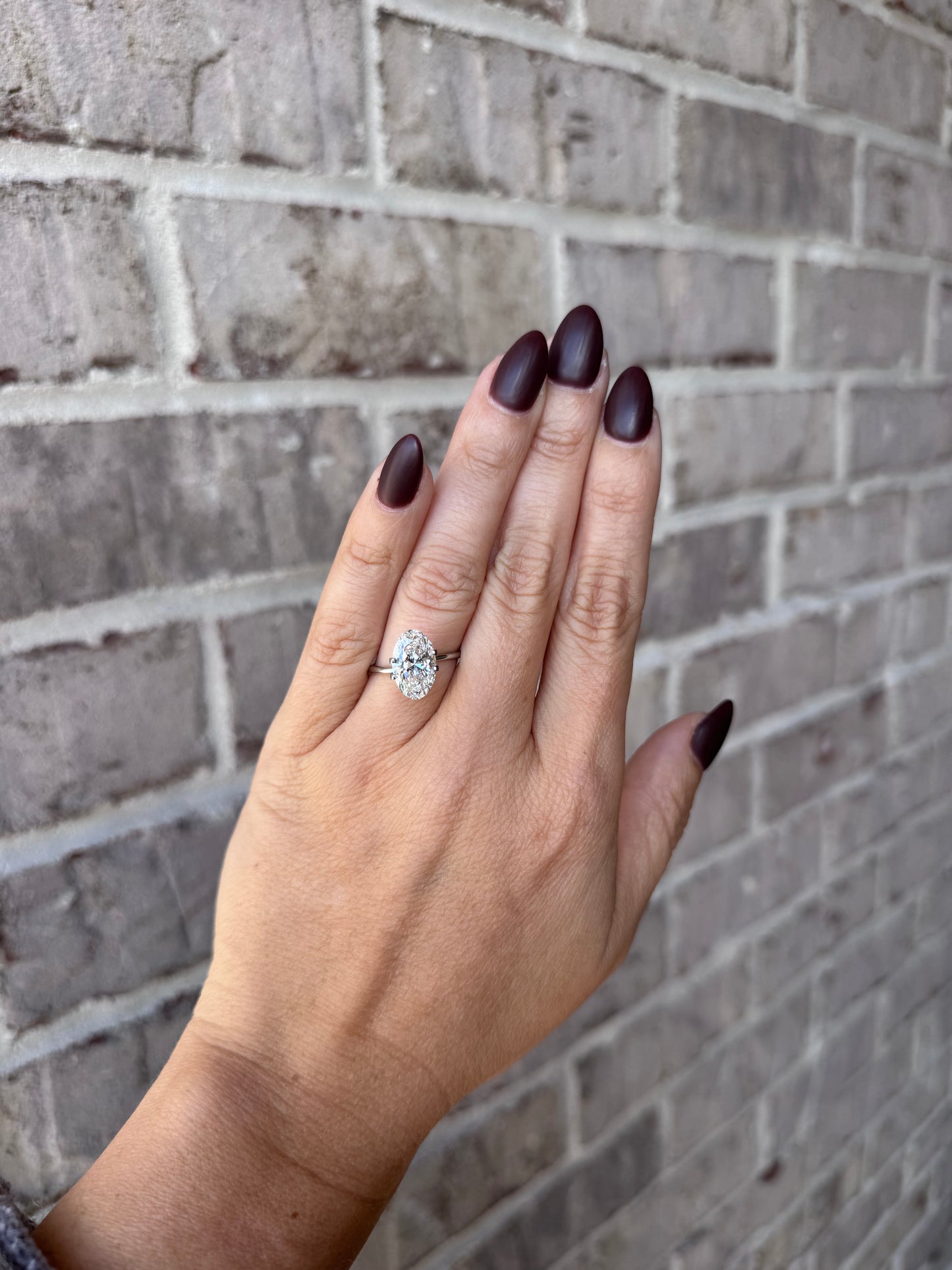 3.55 E VS1 Oval Diamond