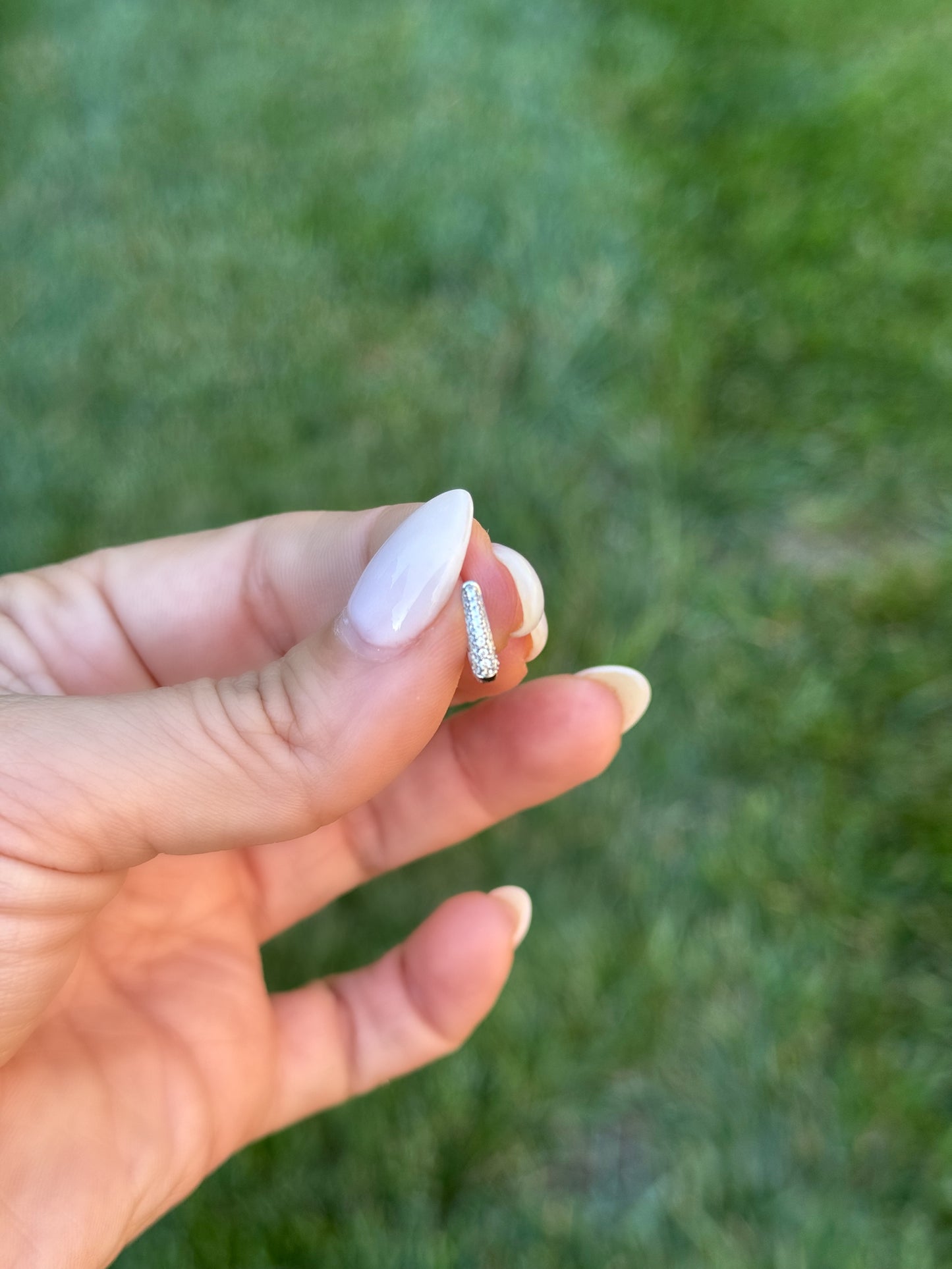 Natural Diamond Huggie