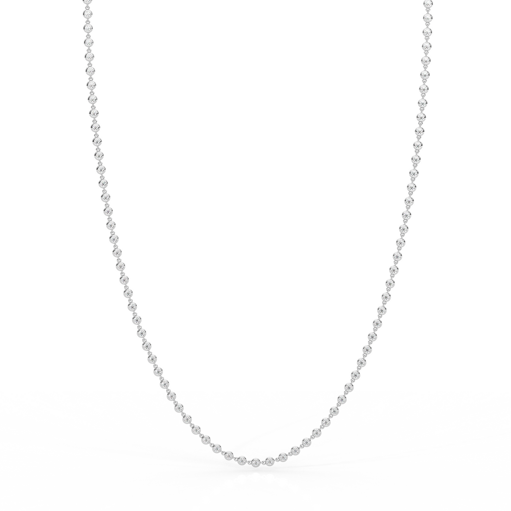 The Maddie Round Bezel Necklace