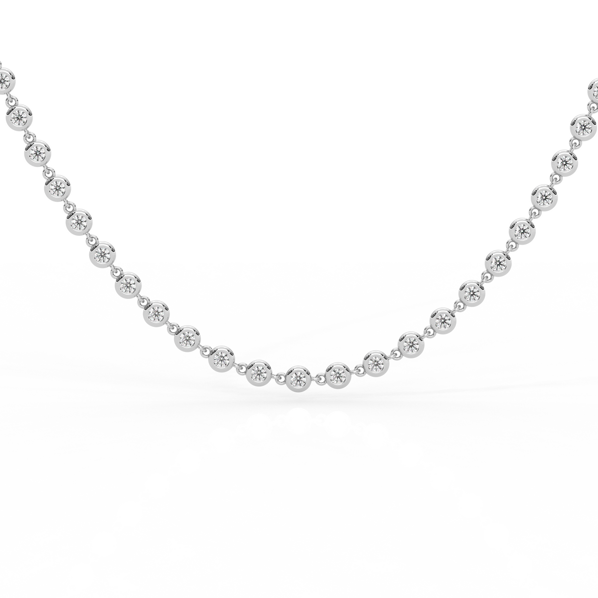 The Maddie Round Bezel Necklace