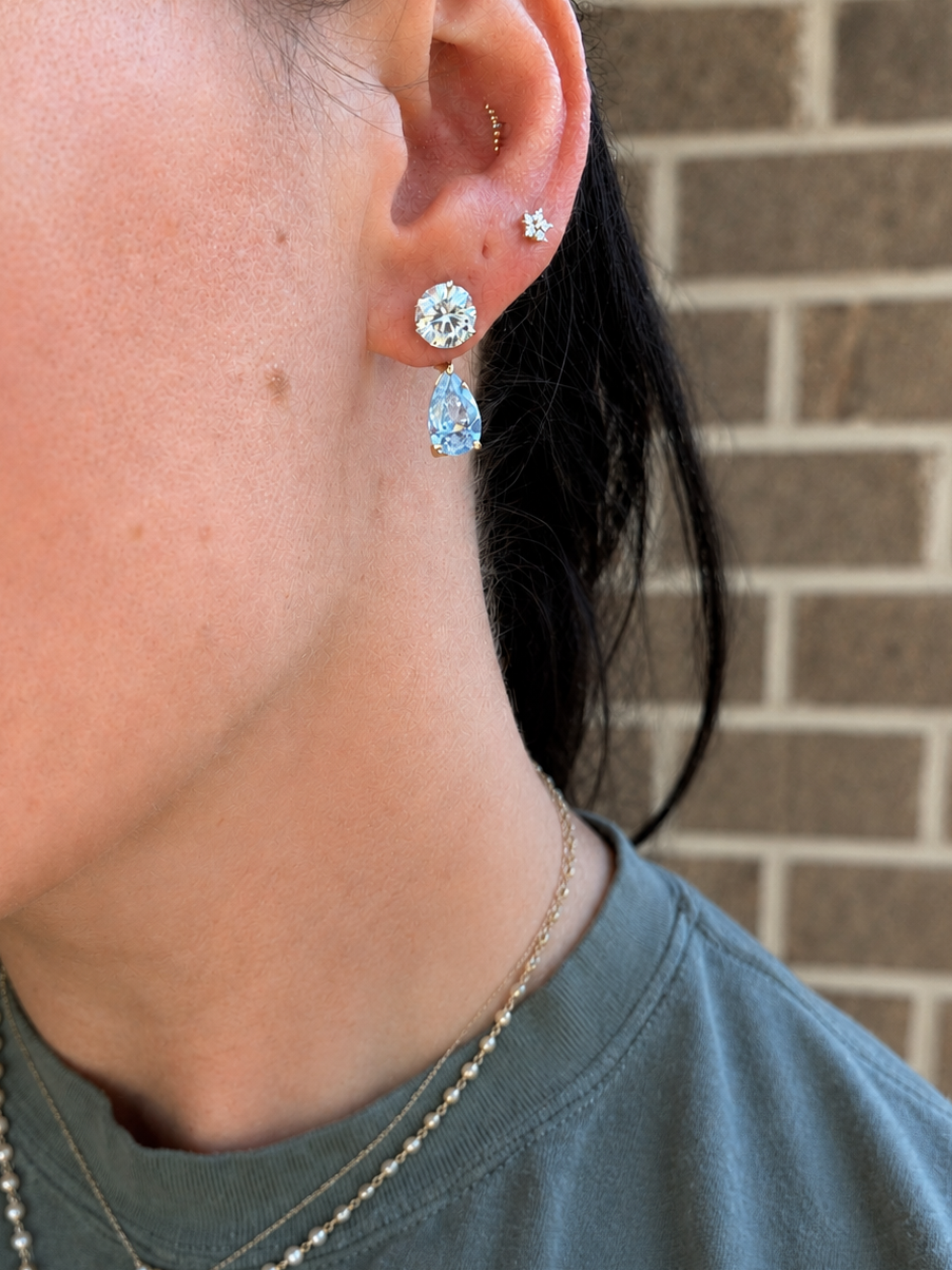 Earring Jackets- gemstones