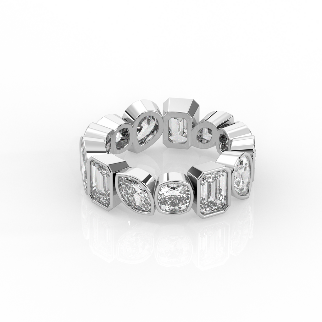 Mixed Shape Chunky Ring