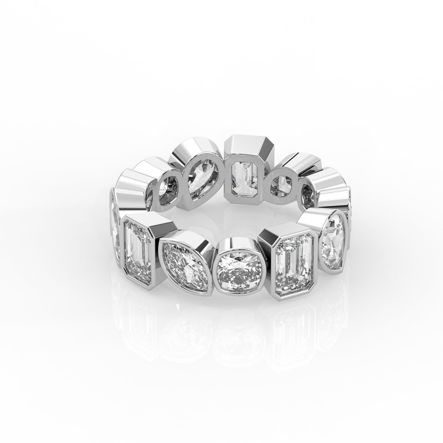 Mixed Shape Chunky Ring