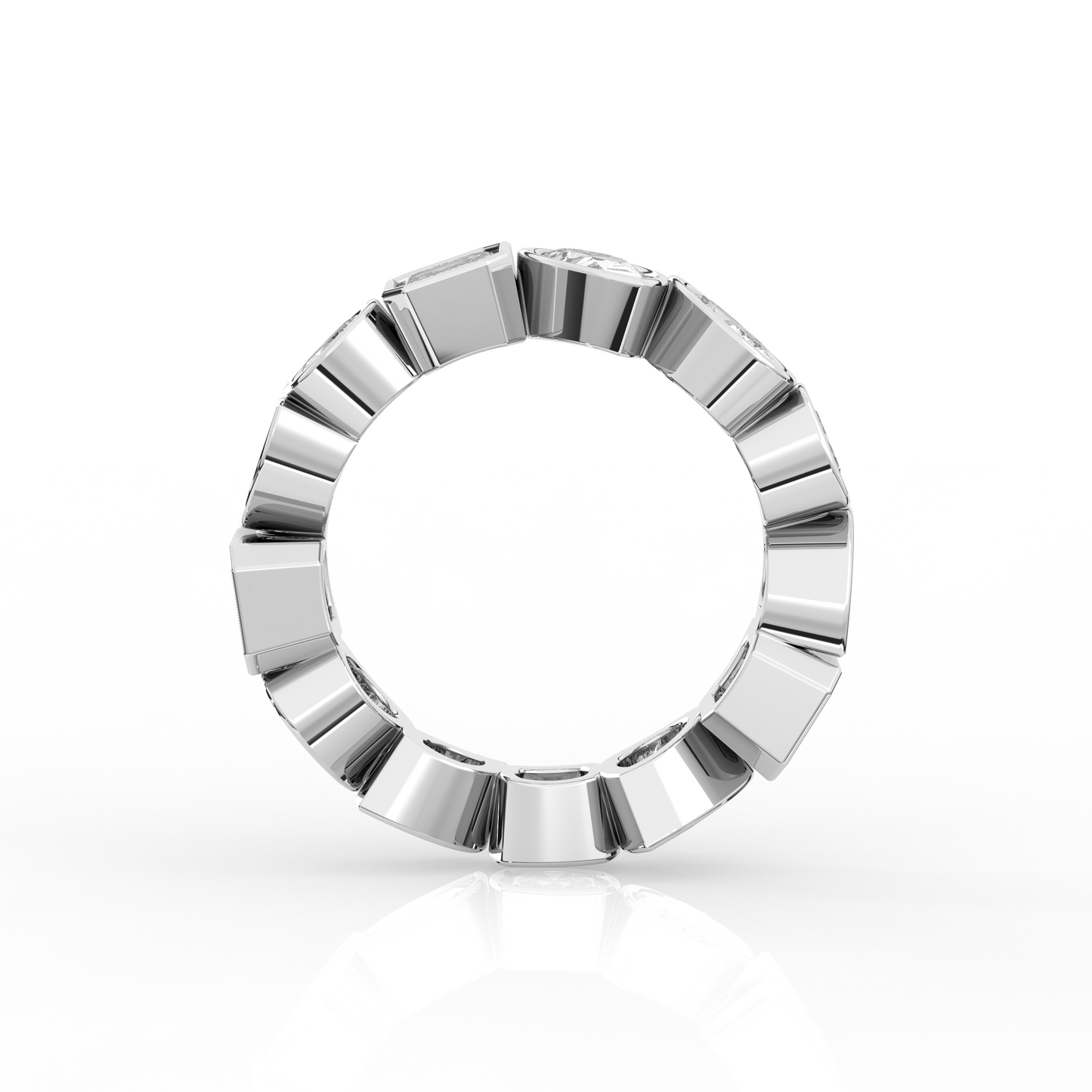 Mixed Shape Chunky Ring