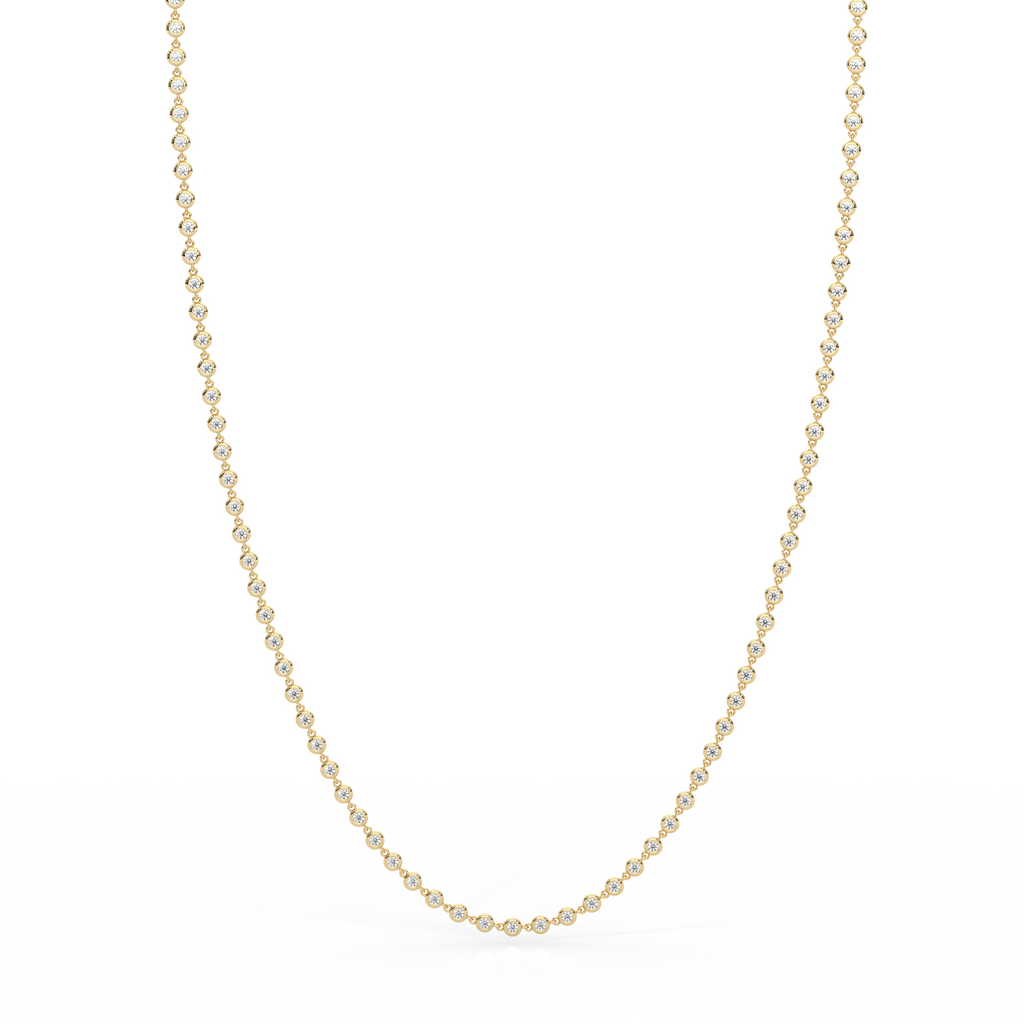 The Maddie Round Bezel Necklace