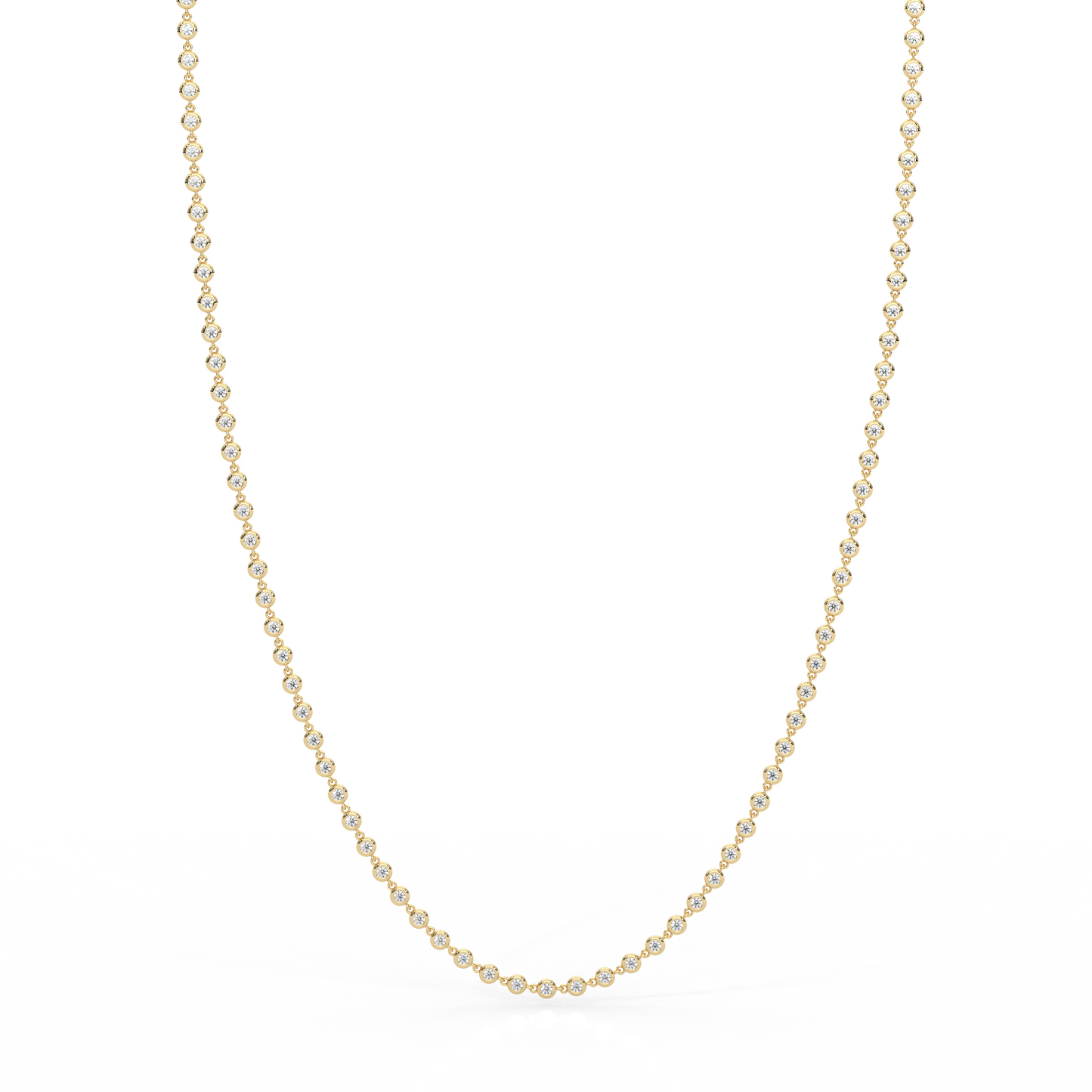 Round Bezel Necklace