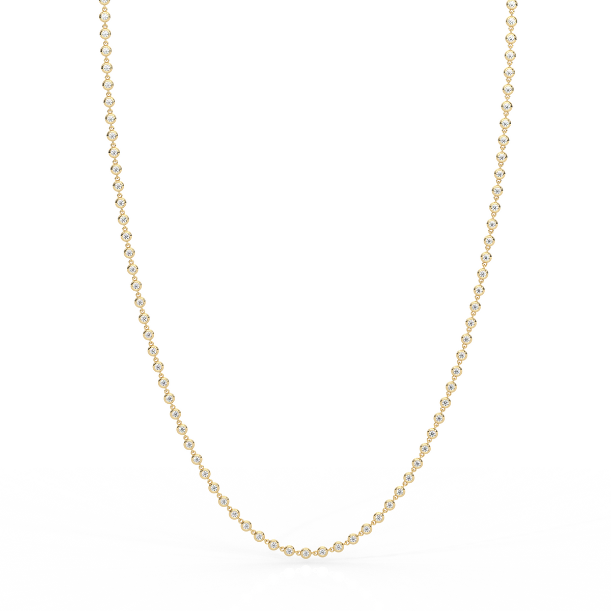 The Maddie Round Bezel Necklace