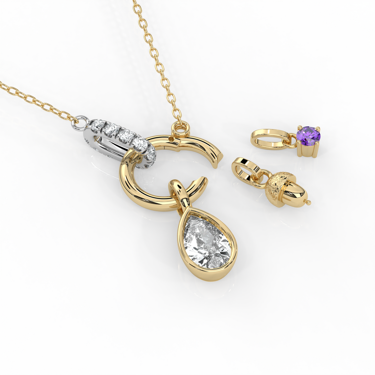 Charm Clip Necklace