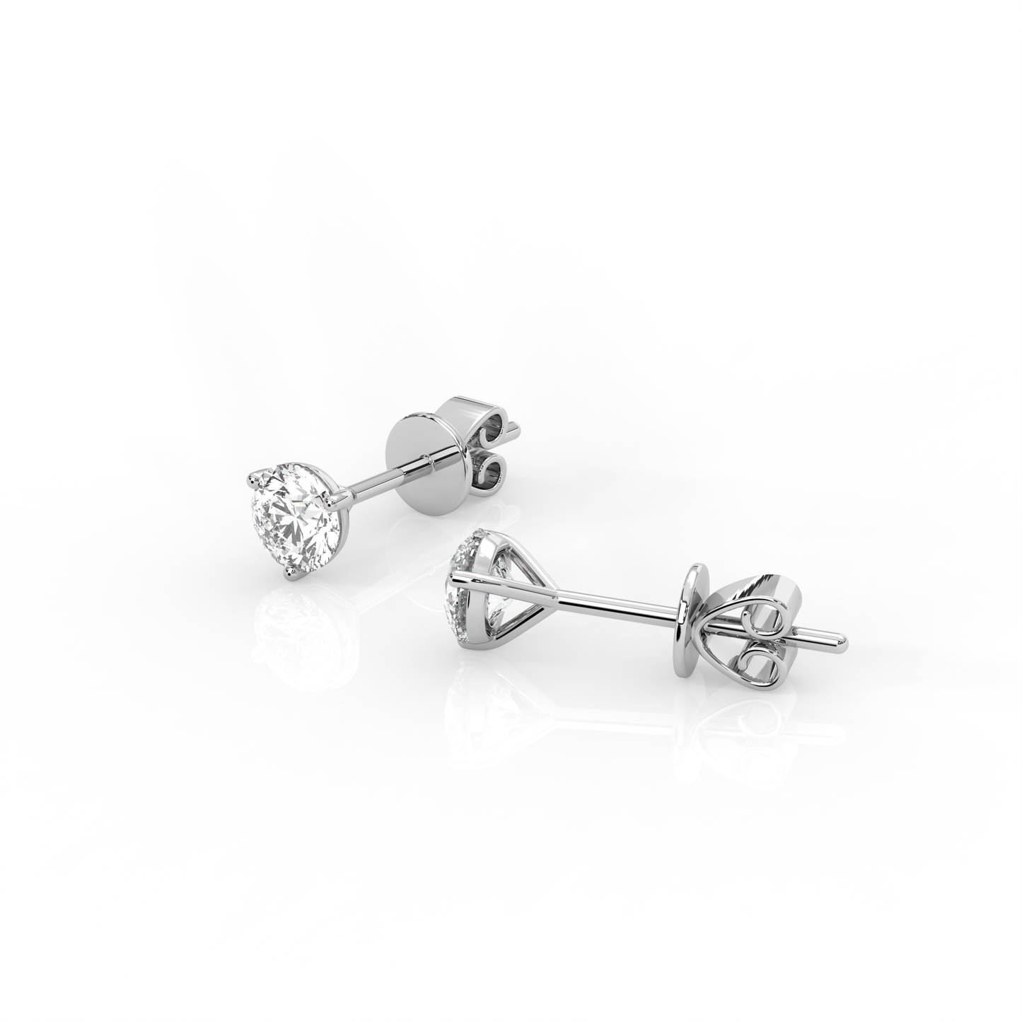 Micro Diamond Stud Earrings