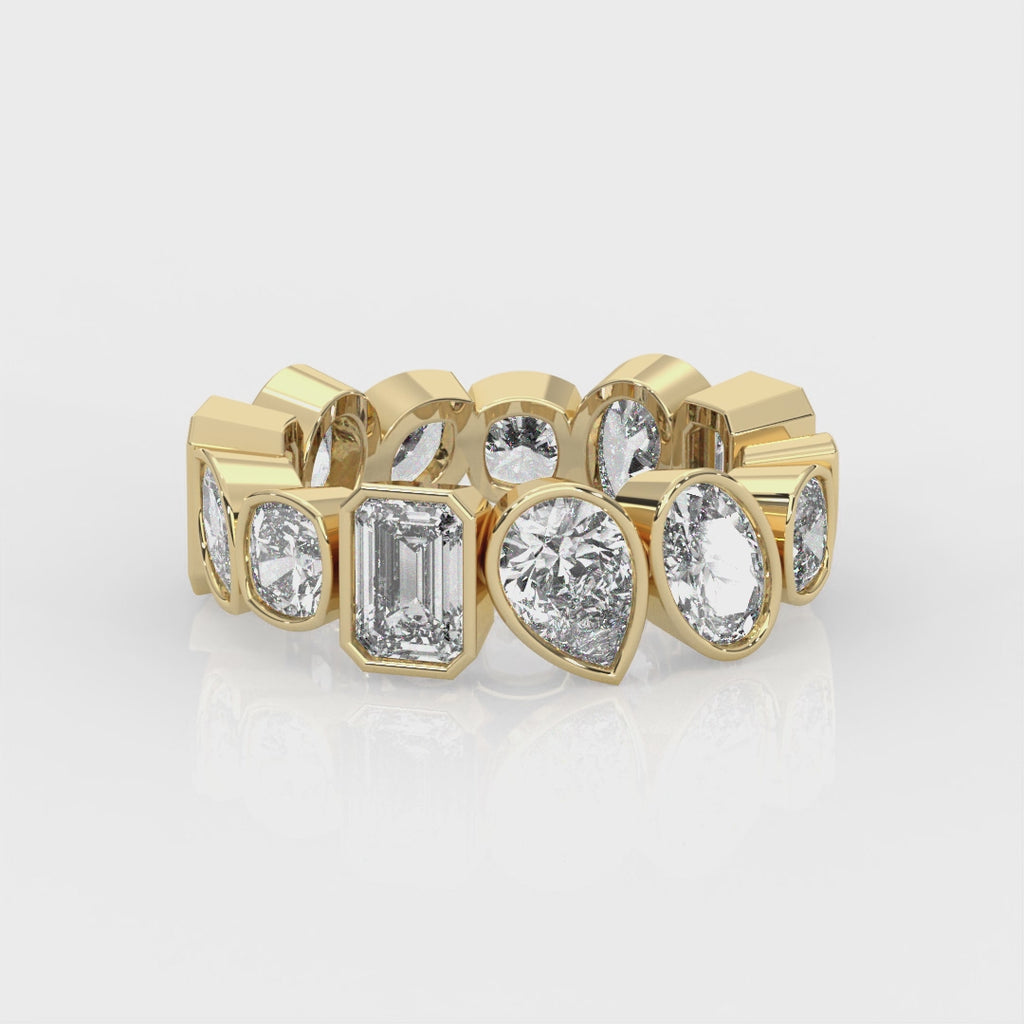 Mixed Shape Chunky Ring