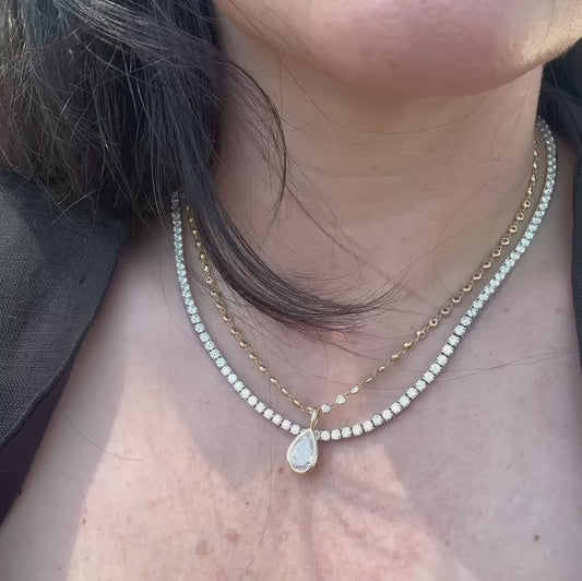 Moissanite Tennis Necklace