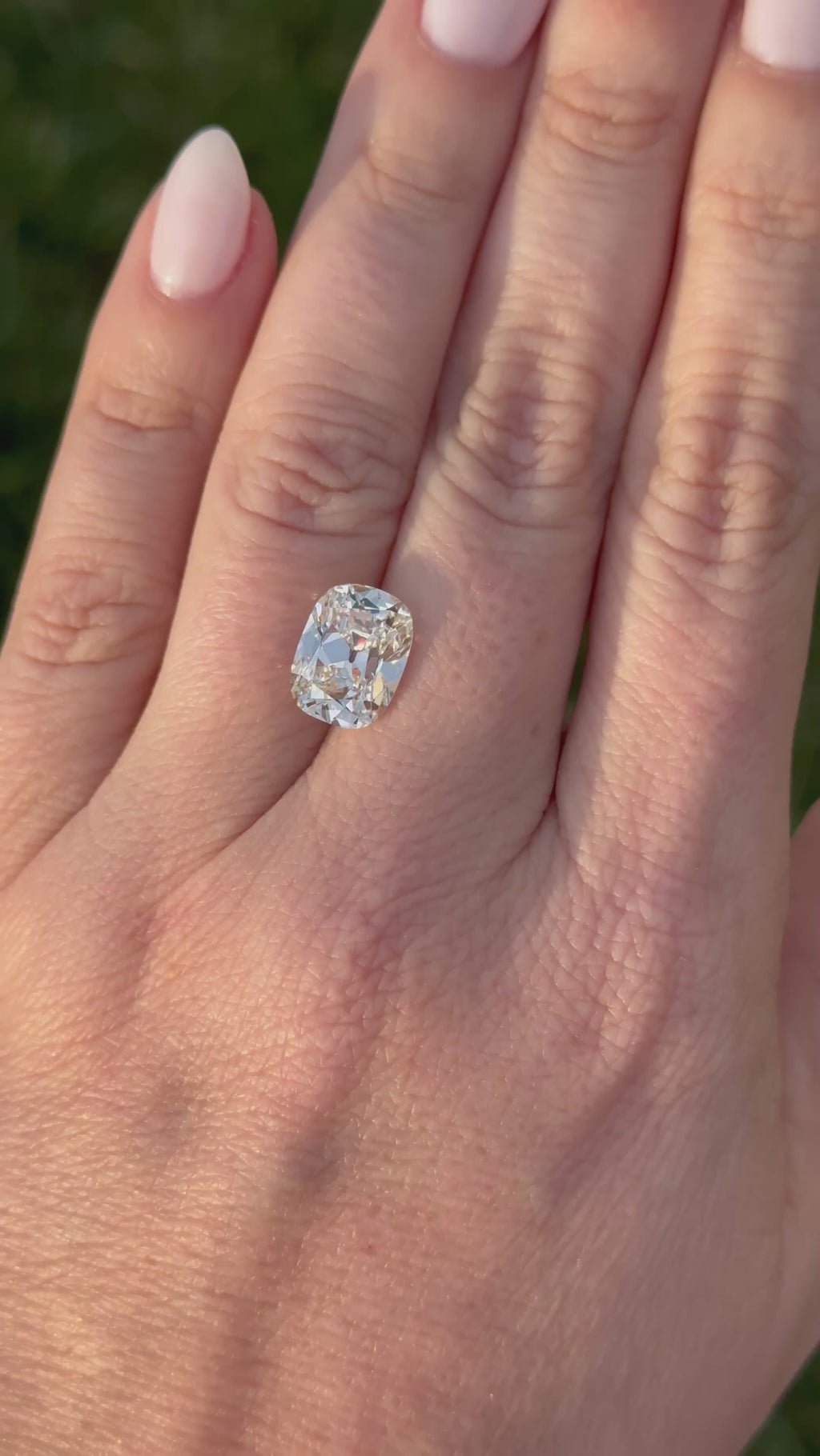 4.34 carat G VVS2 Modified Cushion