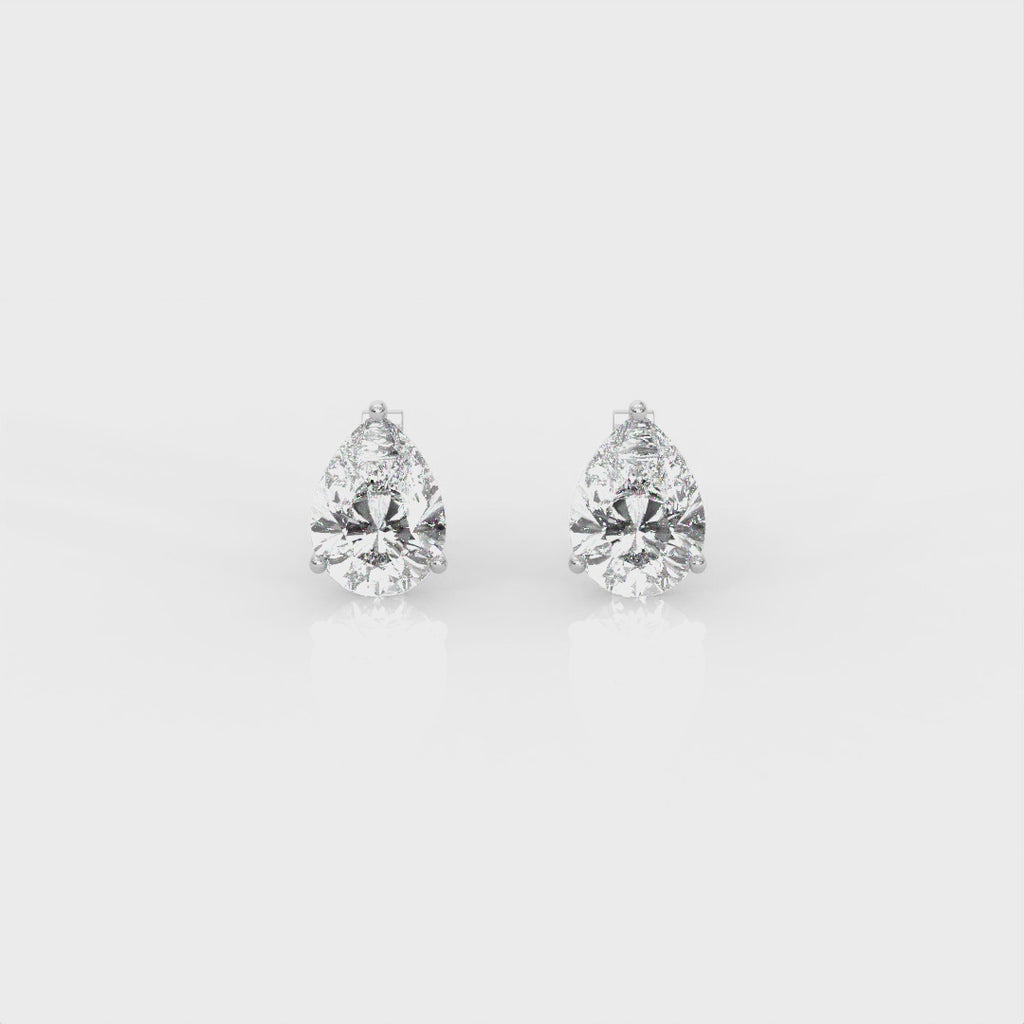 Pear Diamond Earrings